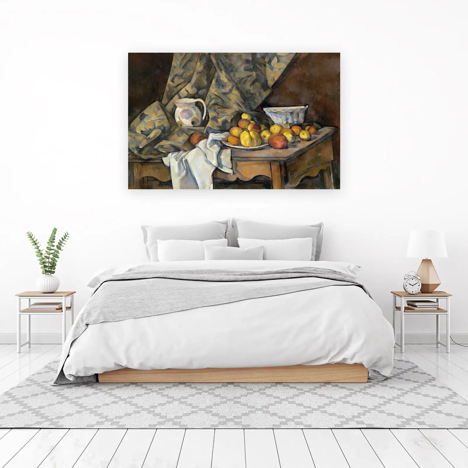 Vibrant Still Life Fruit Bowl Wall Art