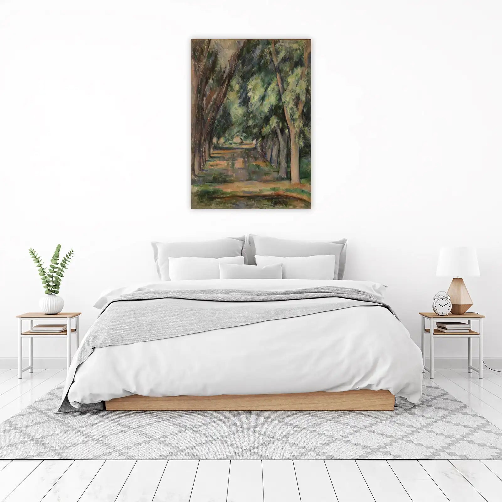 Impressionist Tree Lined Path Wall Art