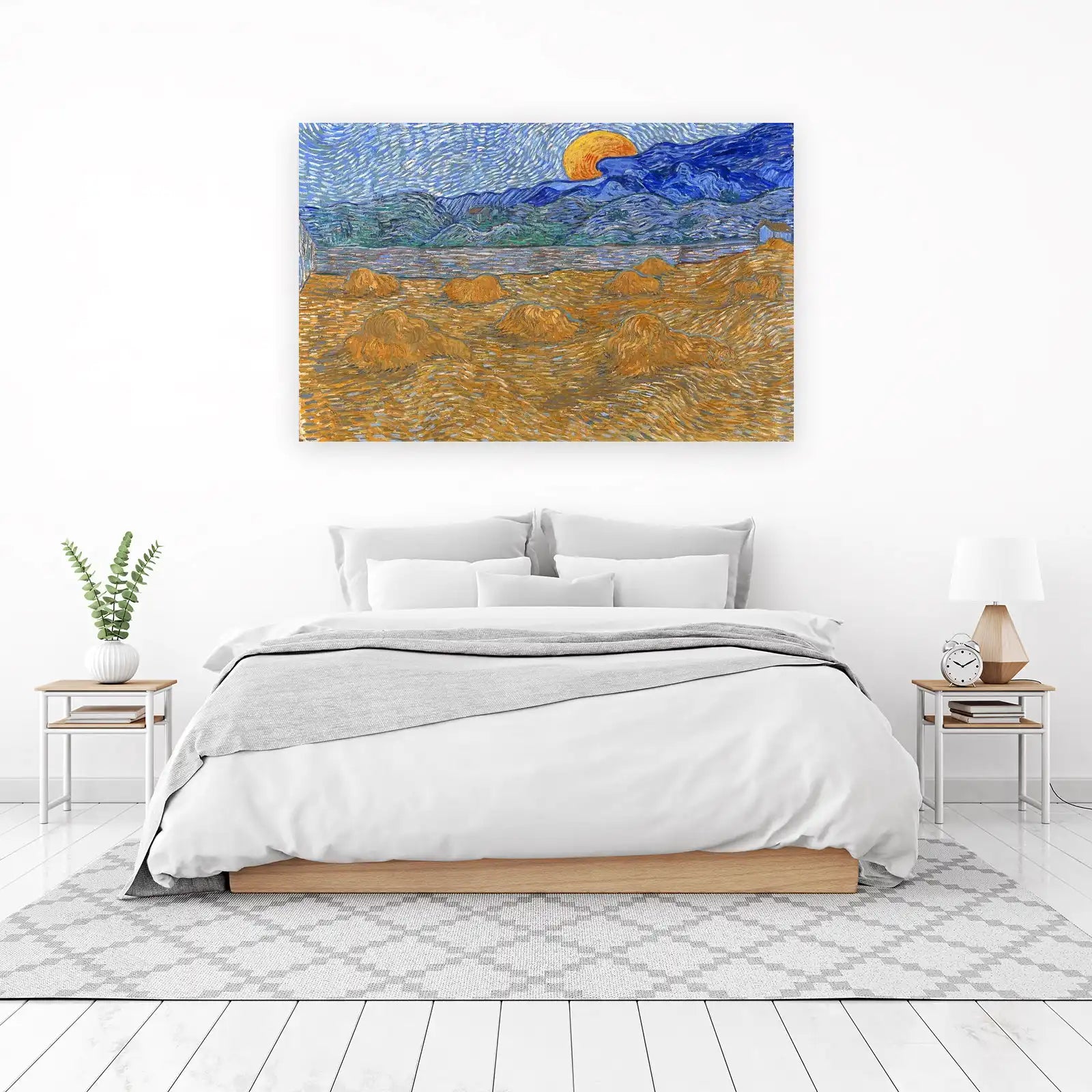 Van Gogh Haystacks at Arles Wall Art