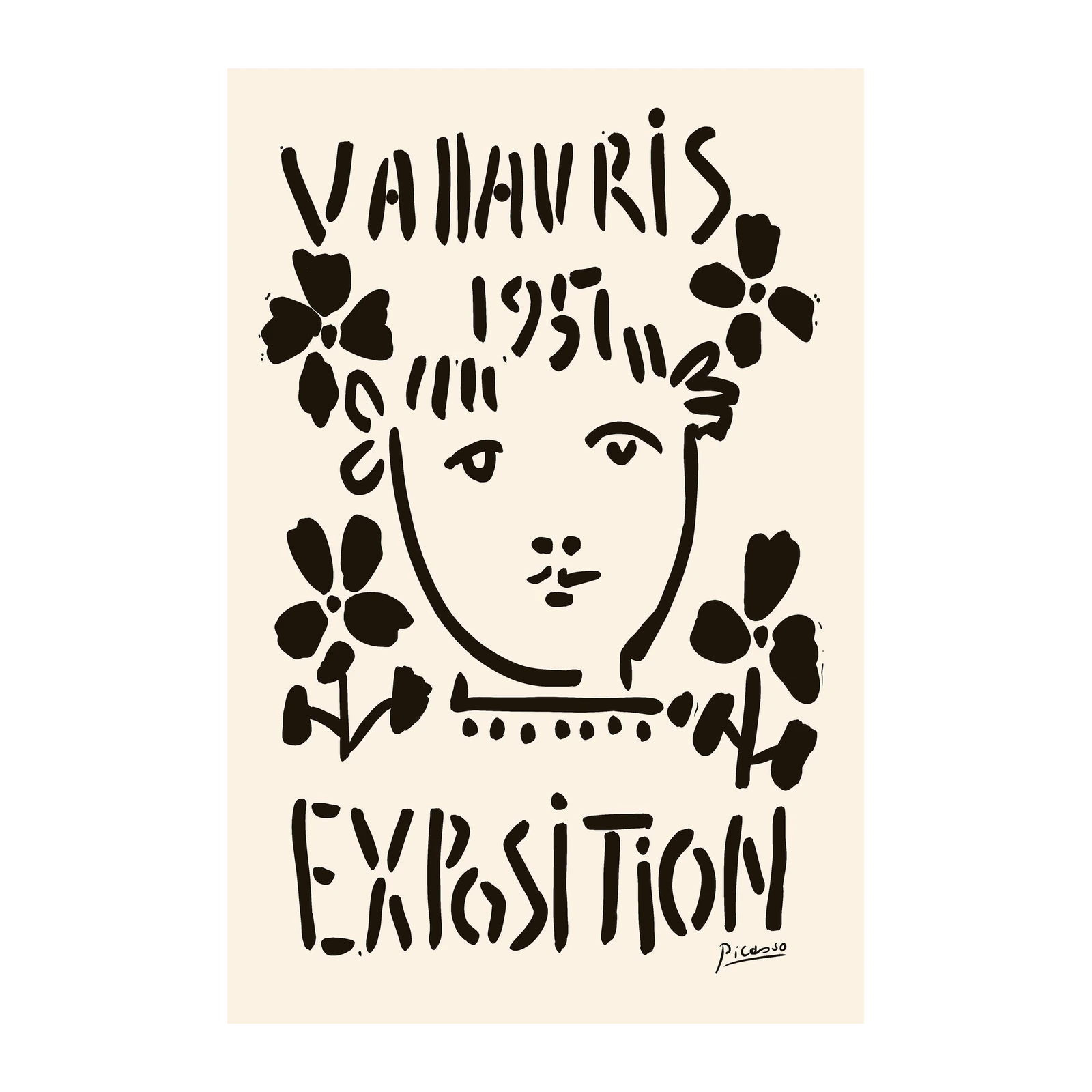 Vintage Picasso Vallauris Exposition Wall Art