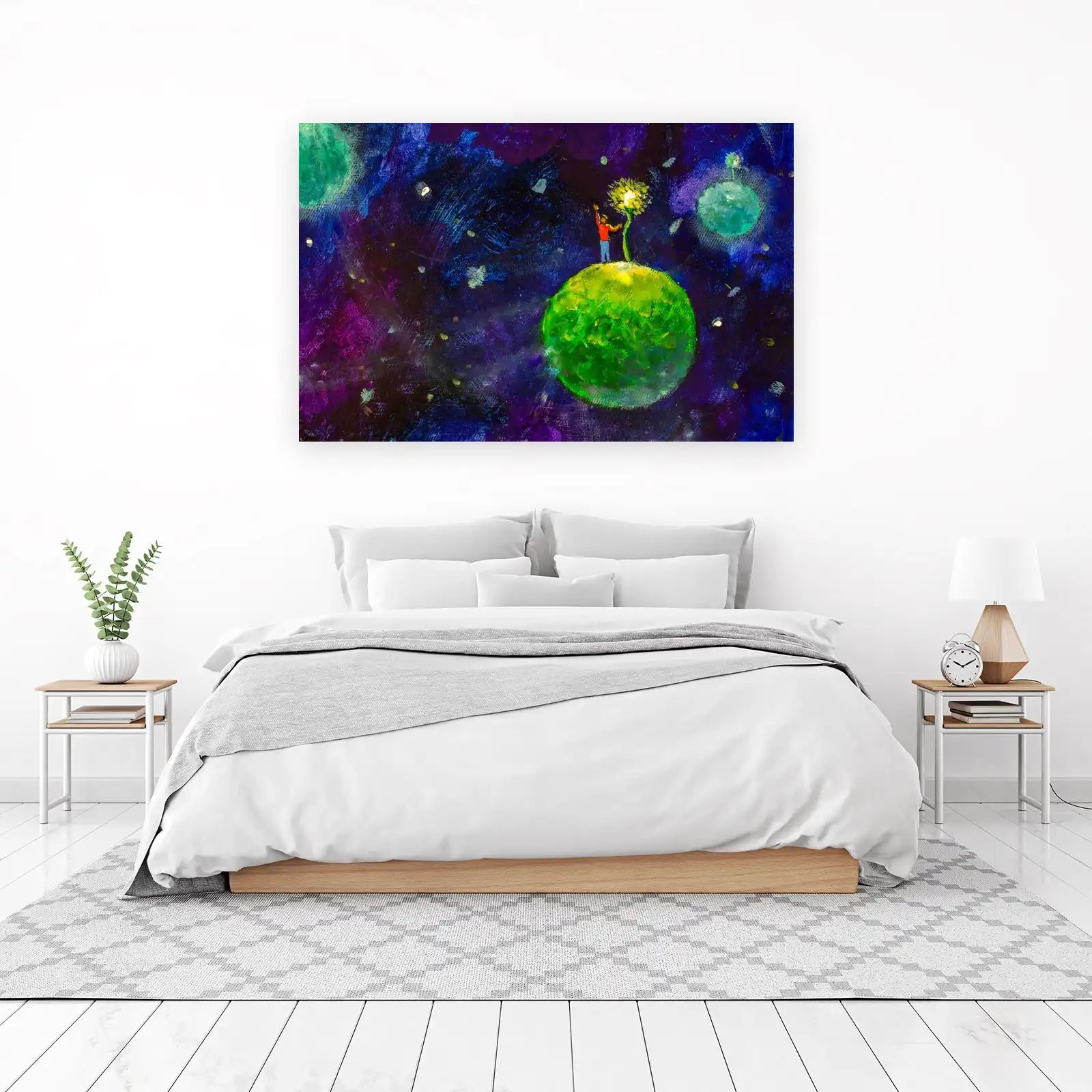 Cosmic Wanderer Dreamscape Wall Art