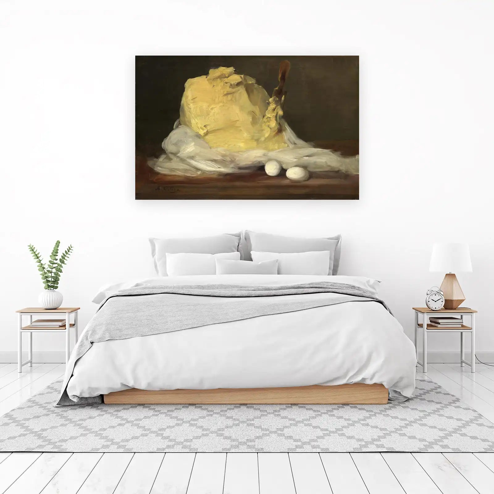 Impressionist Butter & Eggs Still Life Wall Art