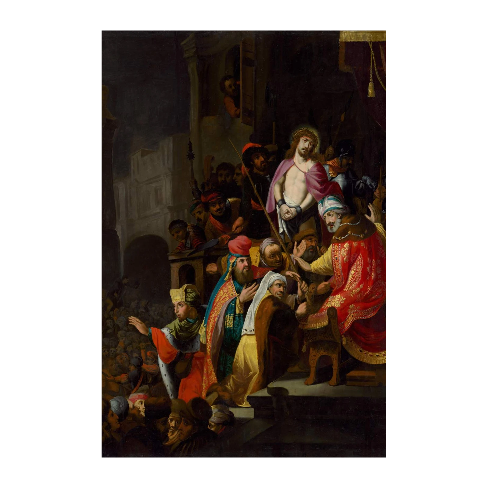 Biblical Scene Jesus Before Pilate Wall Art