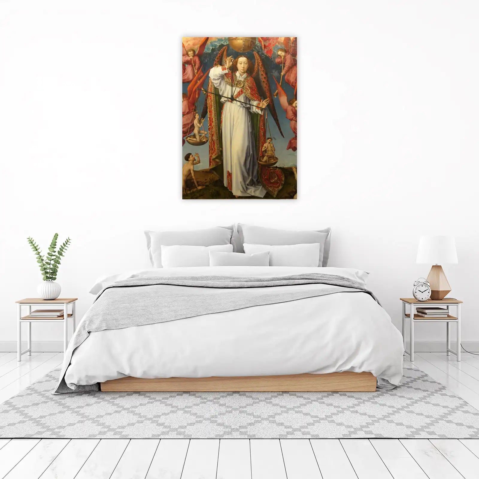 Archangel Michael Weighing Souls Wall Art