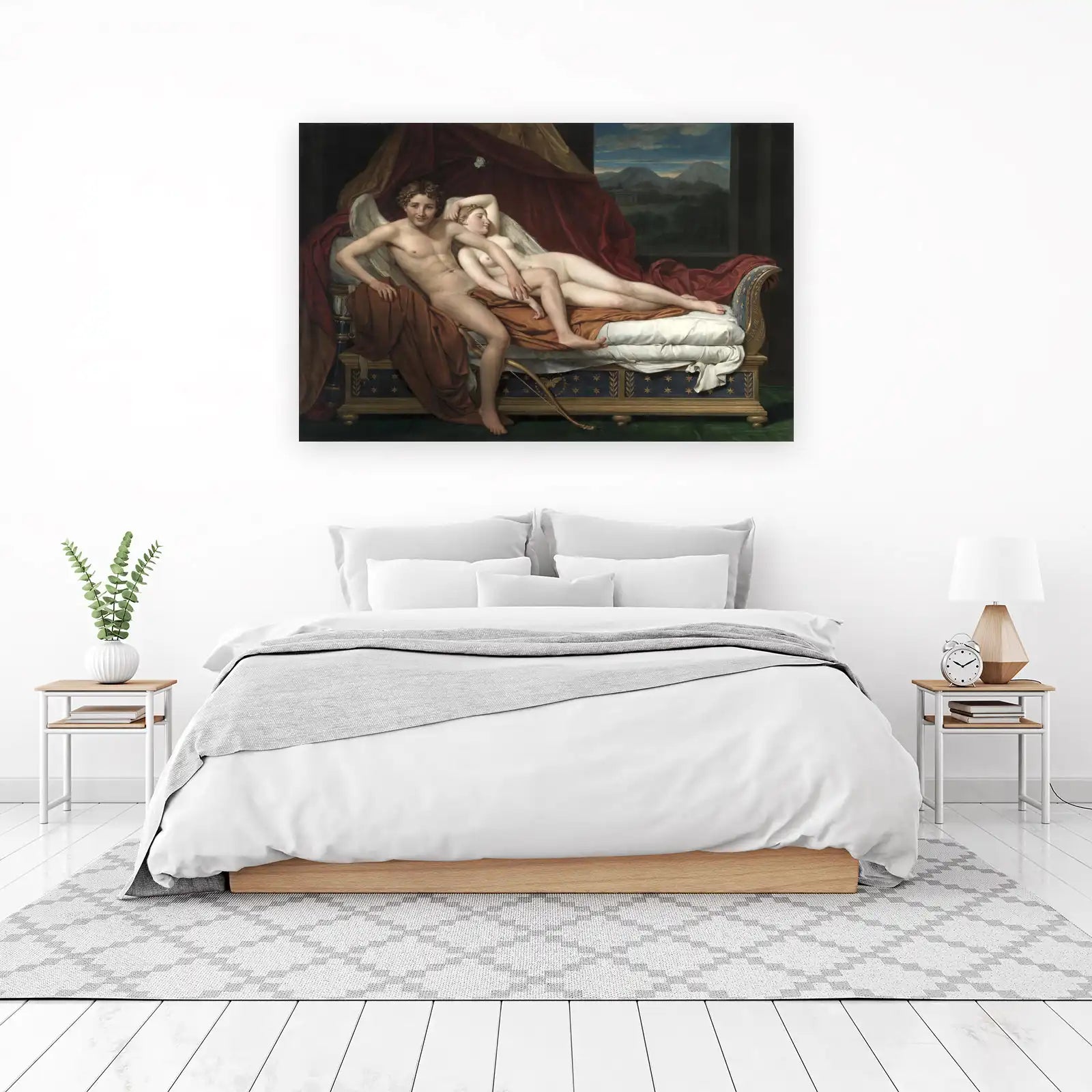 Cupid and Psyche Romantic Figure Wall Art