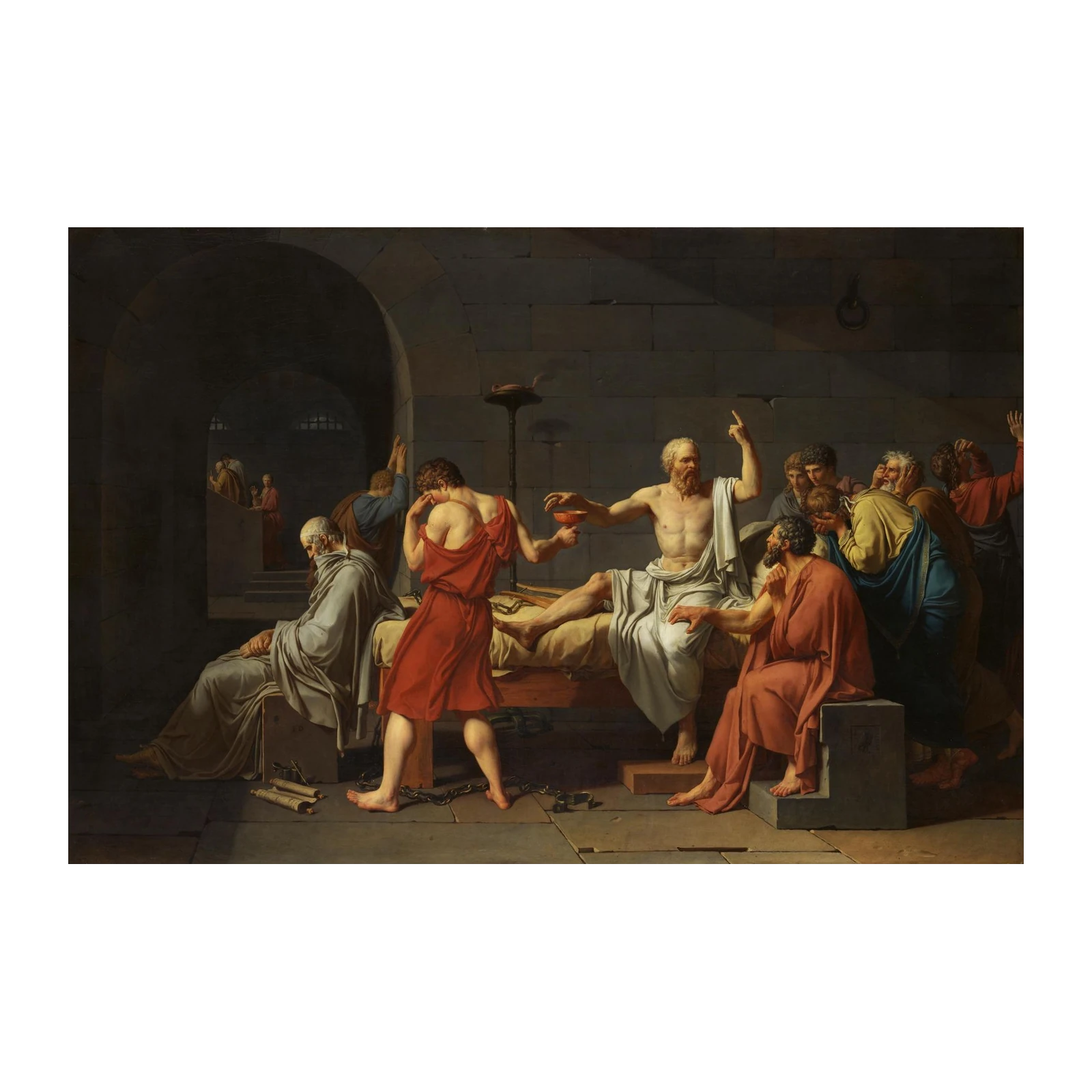 Socrates' Death Philosophy Wall Art
