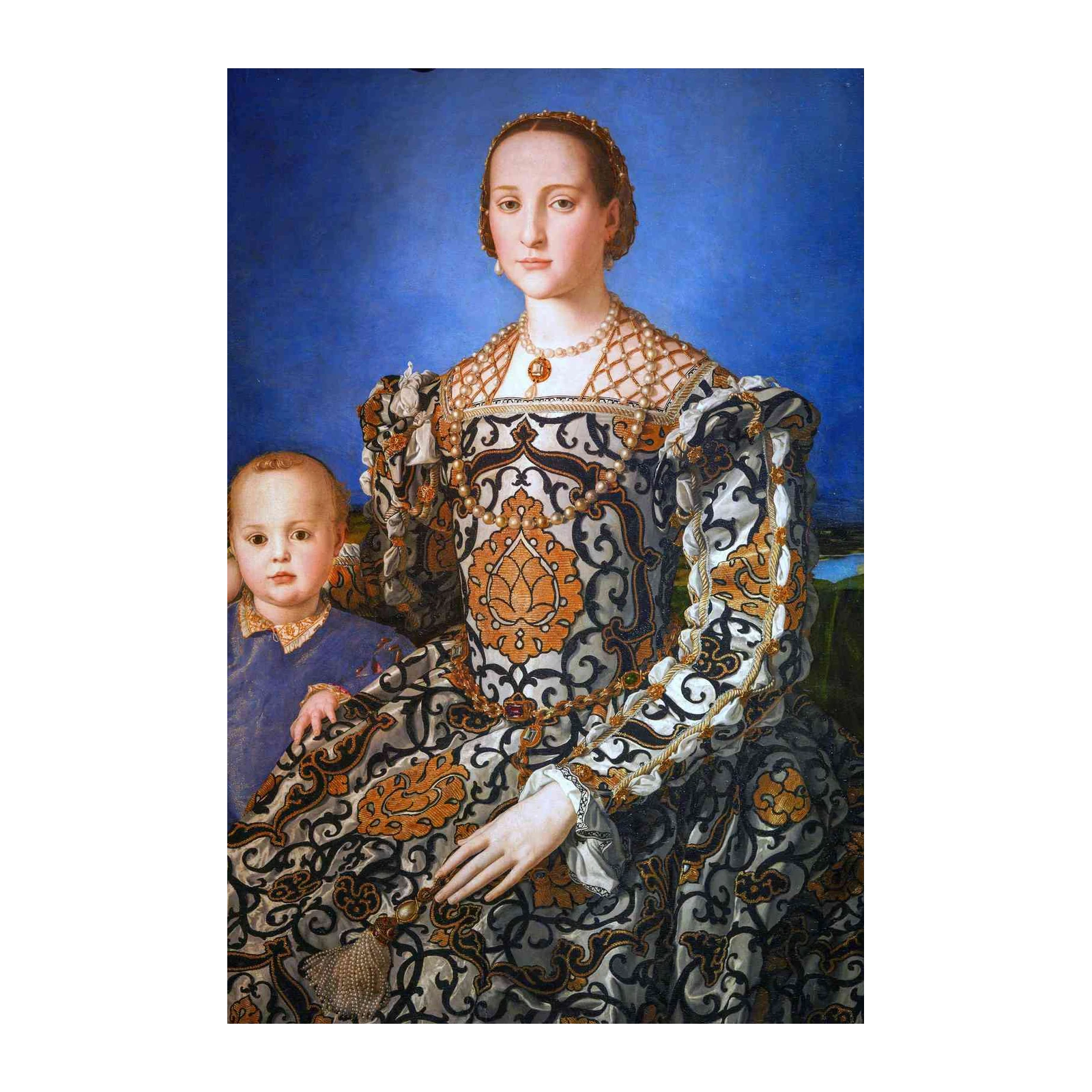 Renaissance Portrait of Mother & Child Wall Art