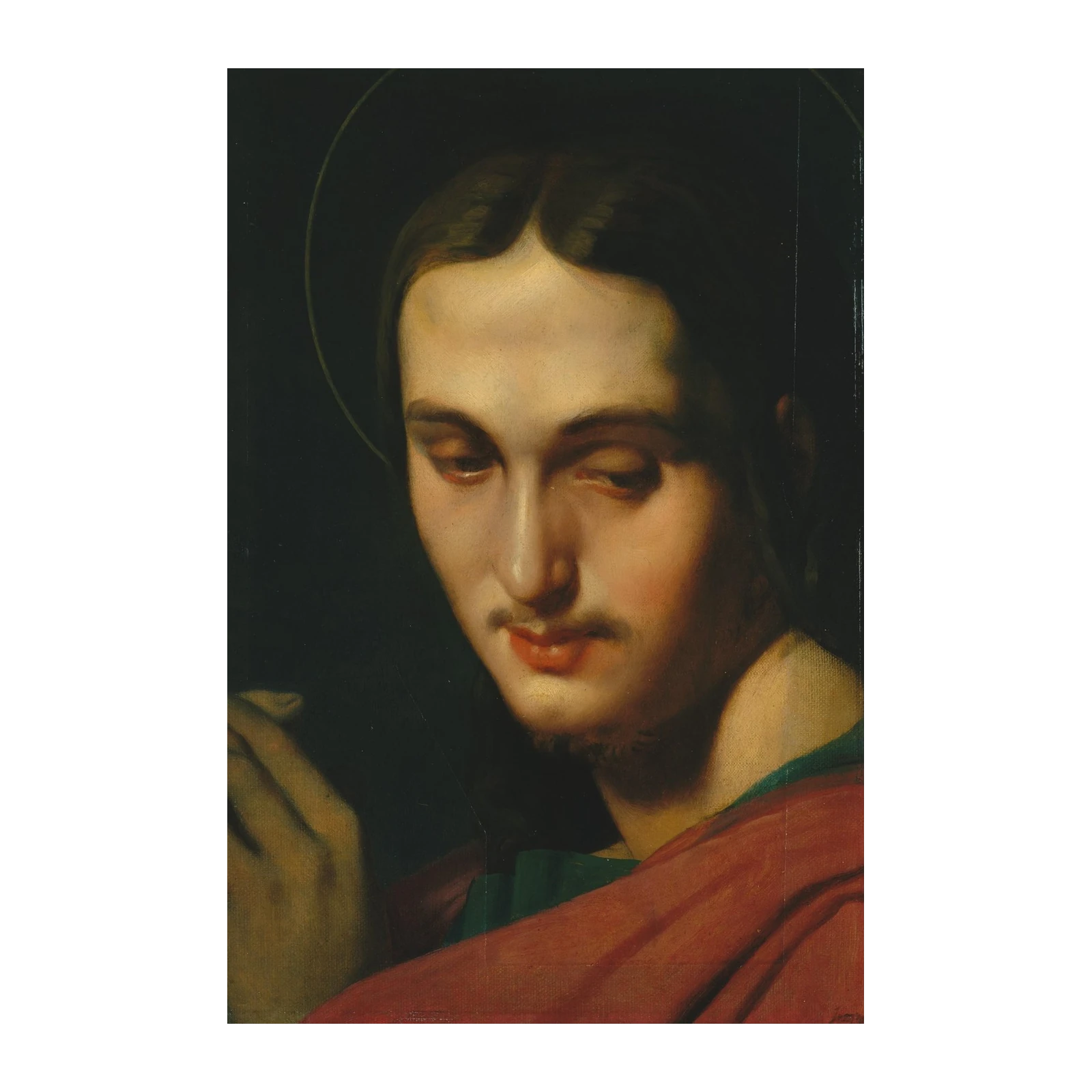 Serene Christ Portrait Wall Art