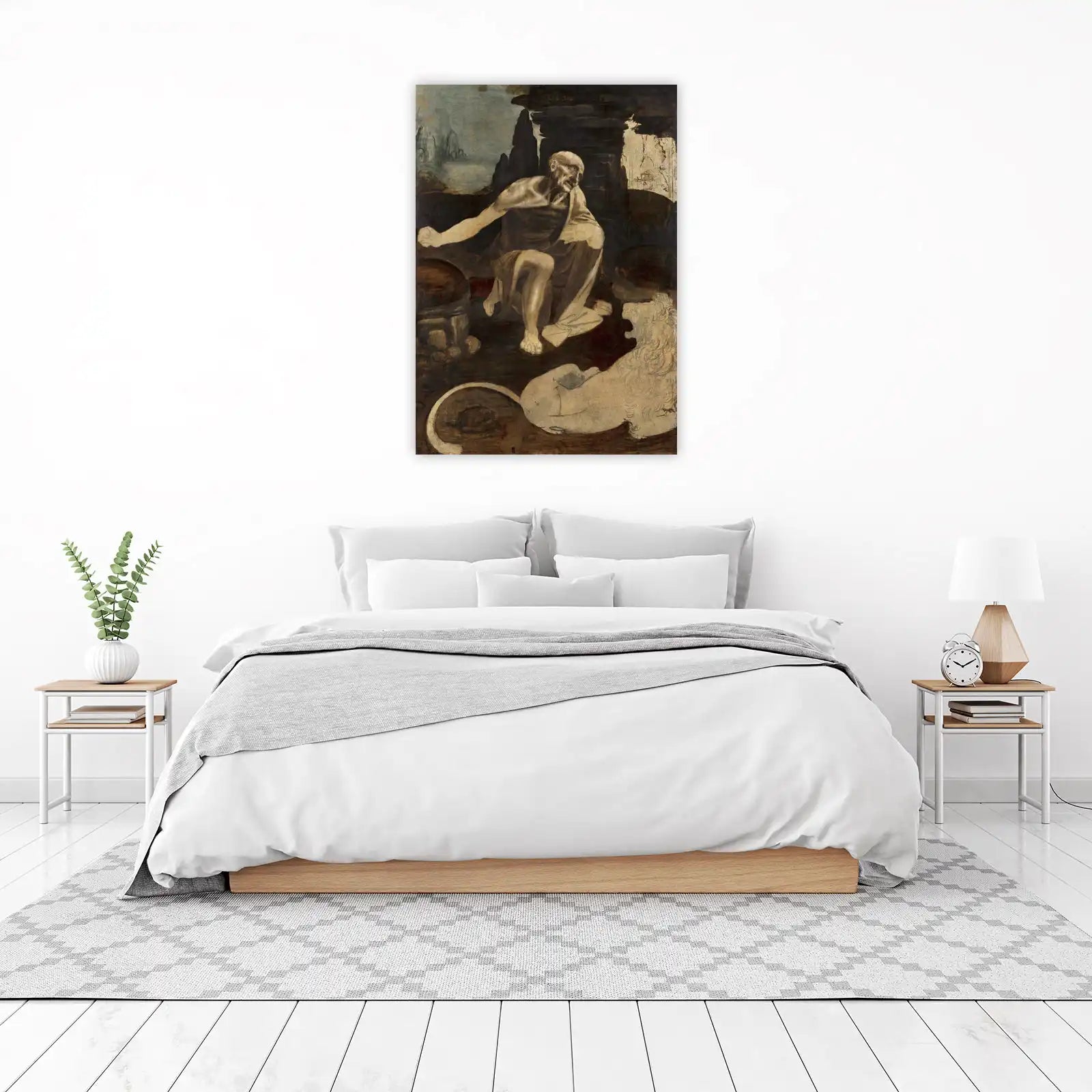 Saint Jerome Praying Leonardo da Vinci Wall Art