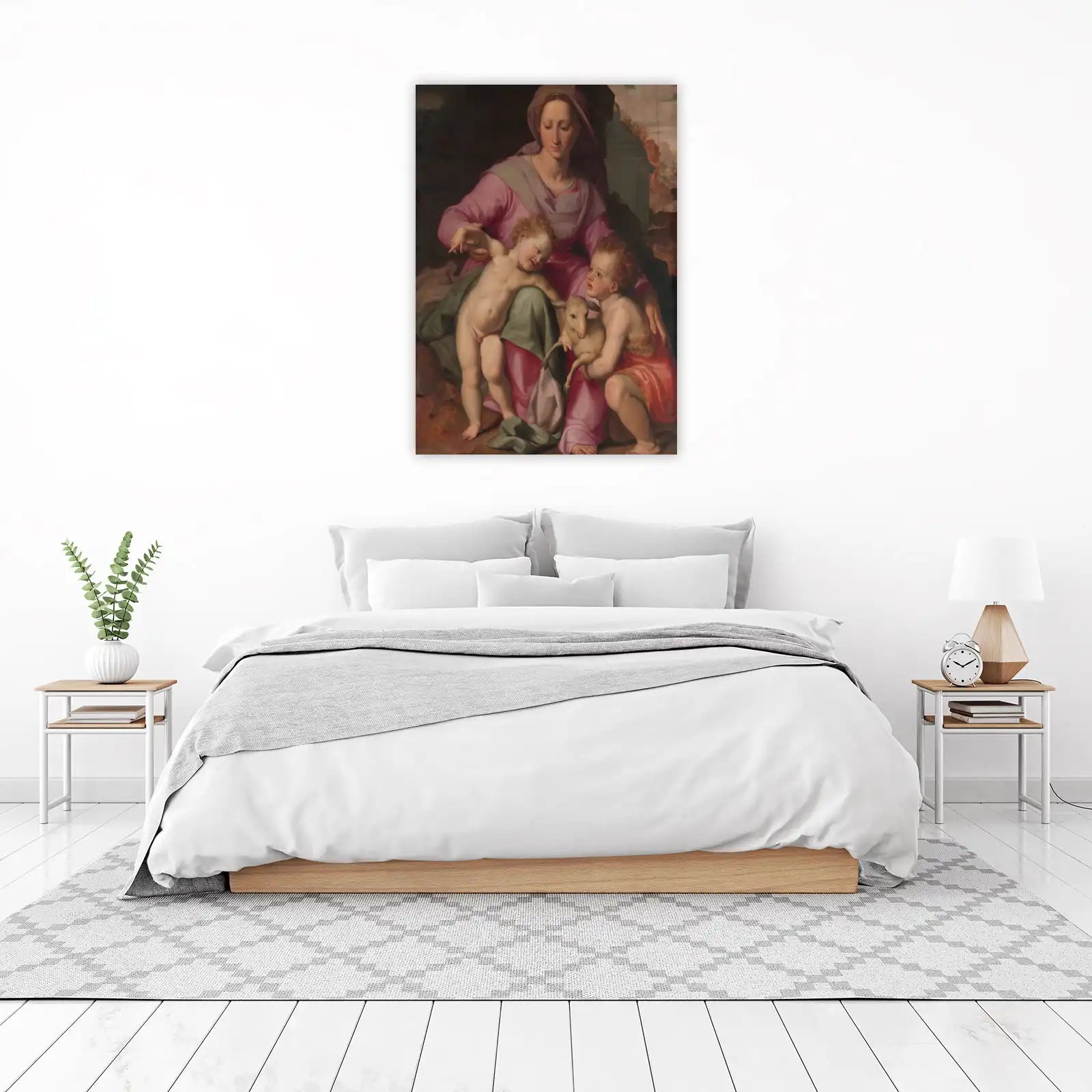Madonna and Child with St. John the Baptist Wall Art
