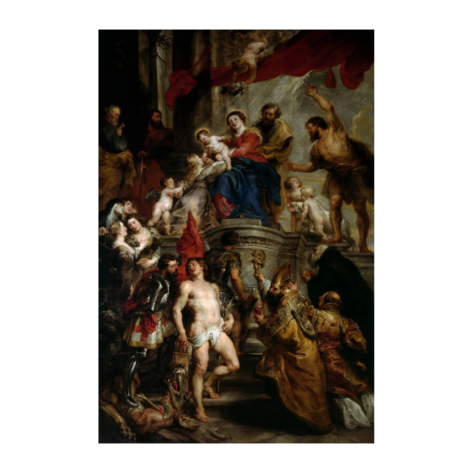 Baroque Masterpiece Religious Art Wall Art
