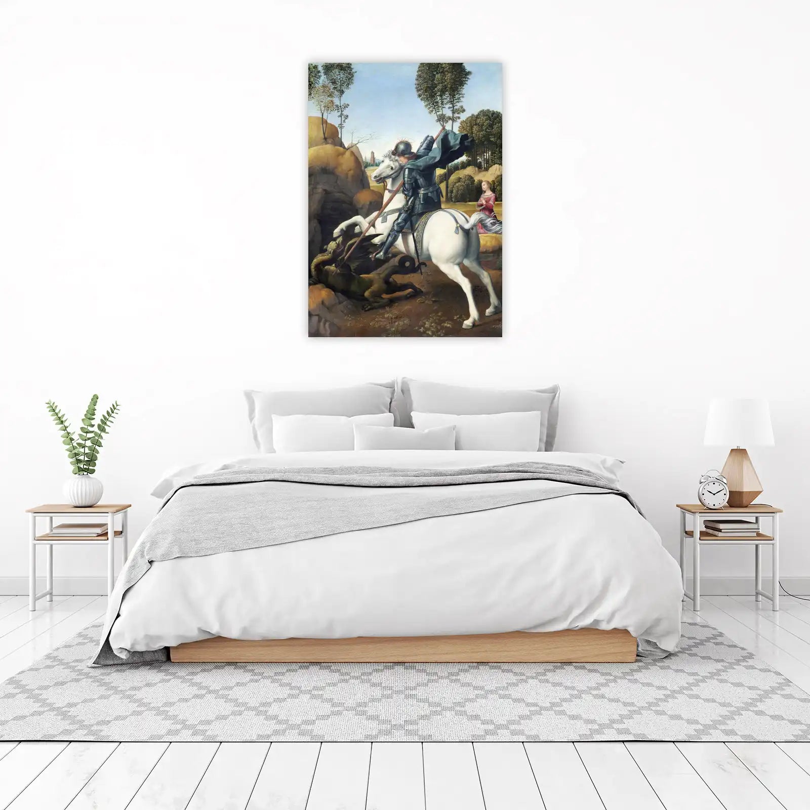 Saint George Slaying Dragon Wall Art