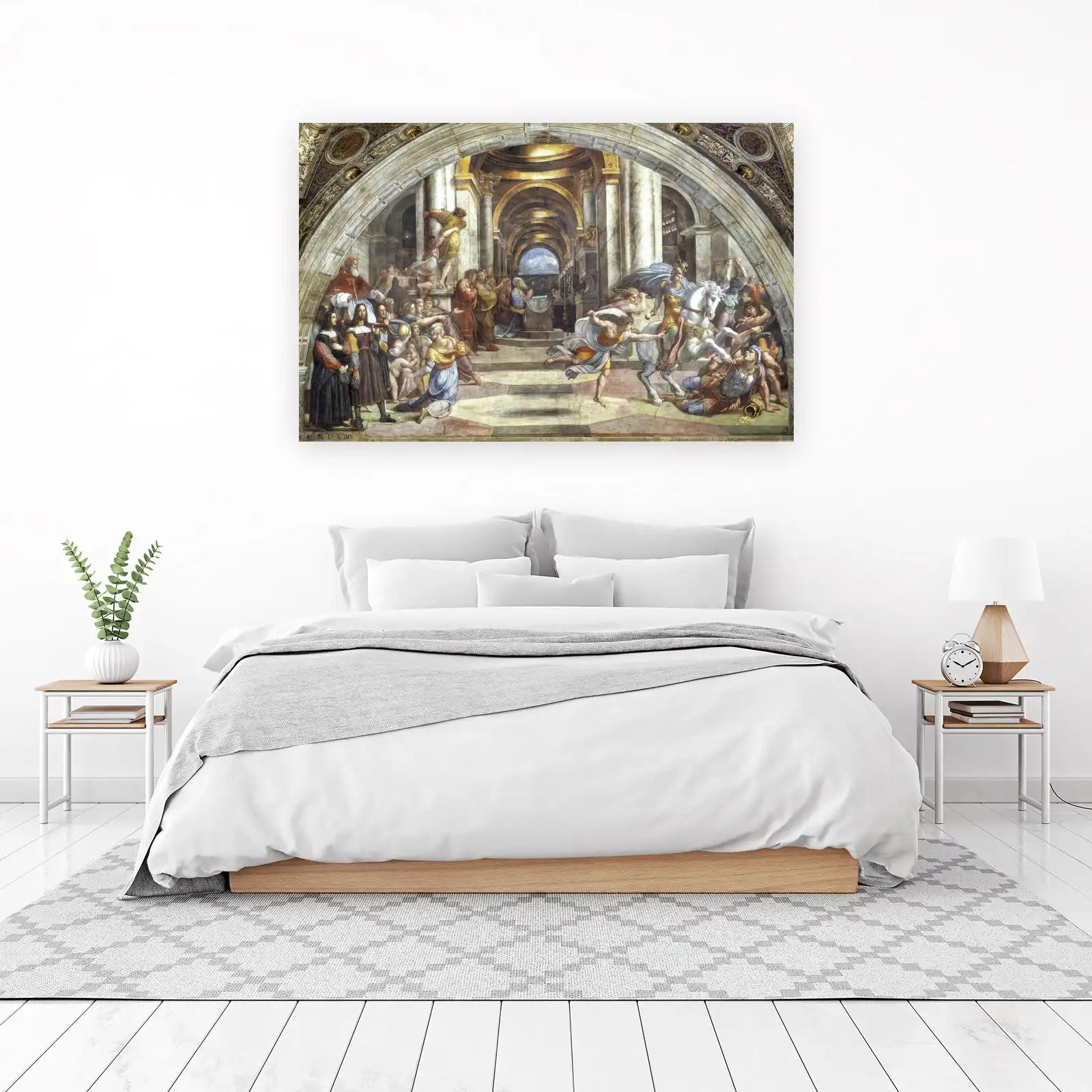Renaissance Masterpiece: The Expulsion of Heliodorus Wall Art