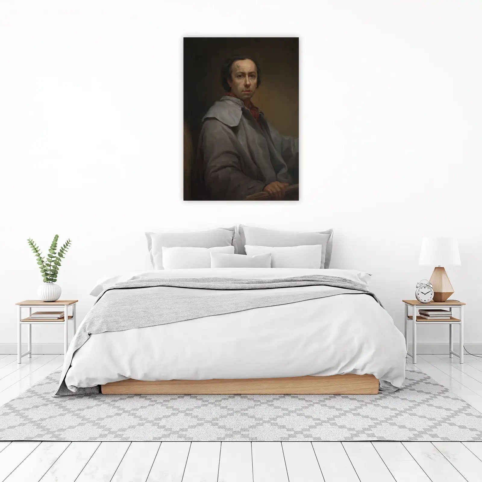 Intense Portrait of an Artist Wall Art