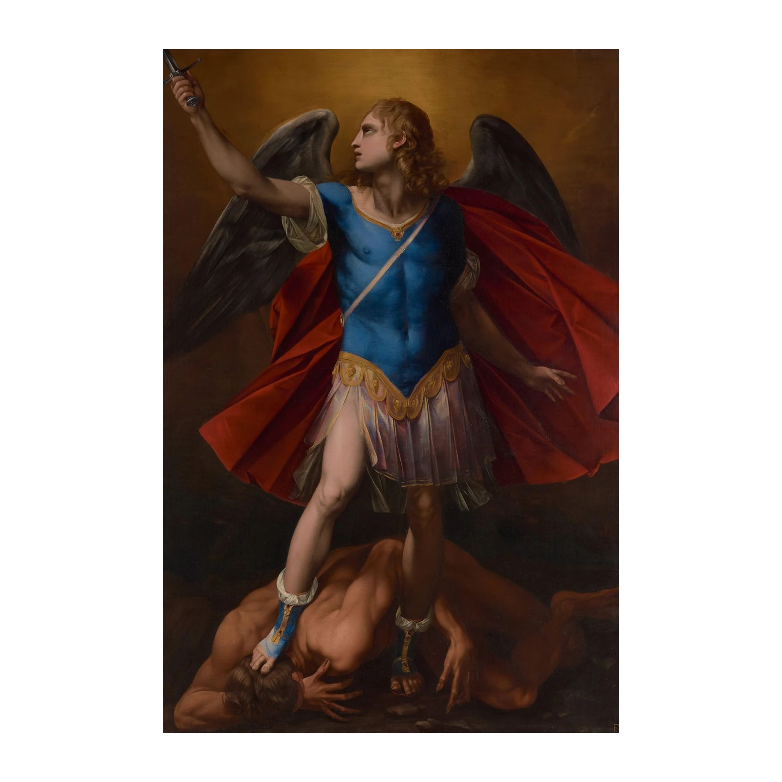 St. Michael Triumphant Angelic Warrior Wall Art