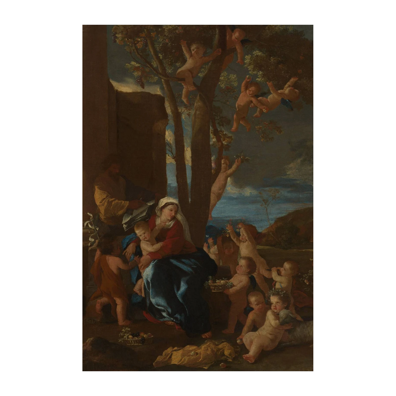 Sacred Cherubic Gathering Wall Art