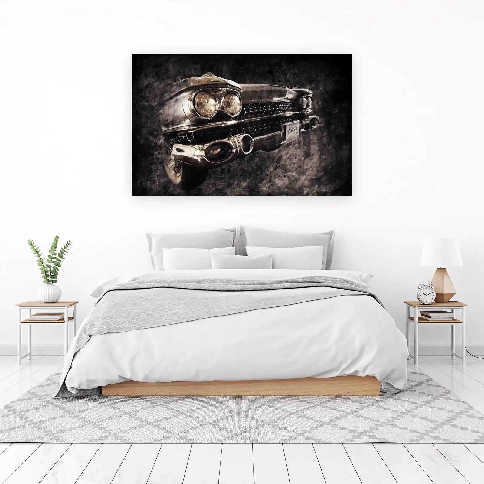 Vintage American Muscle Car Grille Wall Art