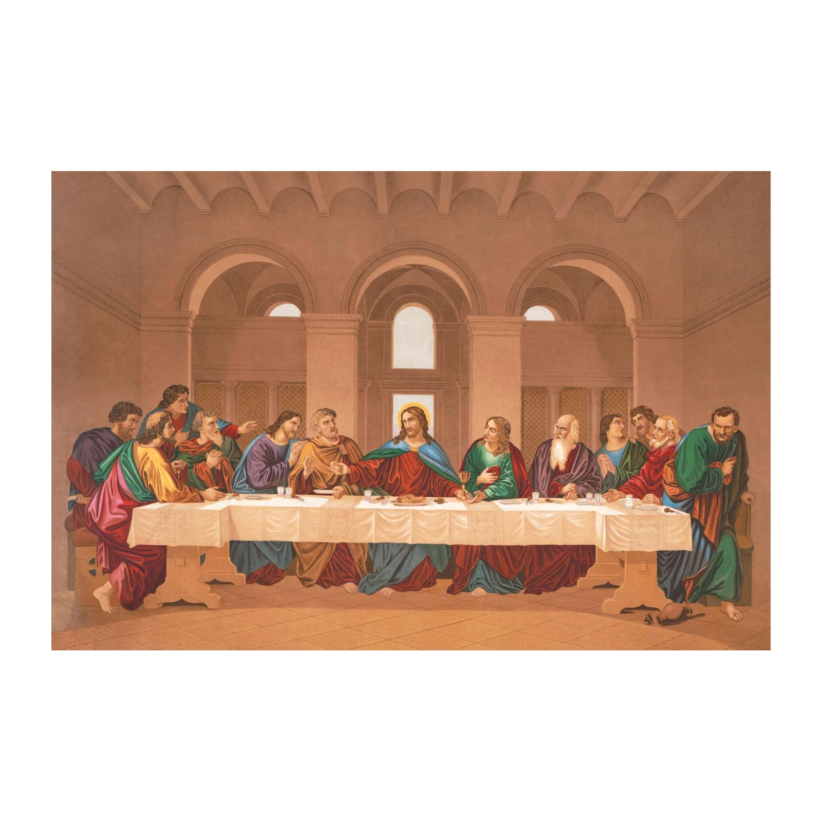 Divine Feast: Last Supper Religious Wall Art