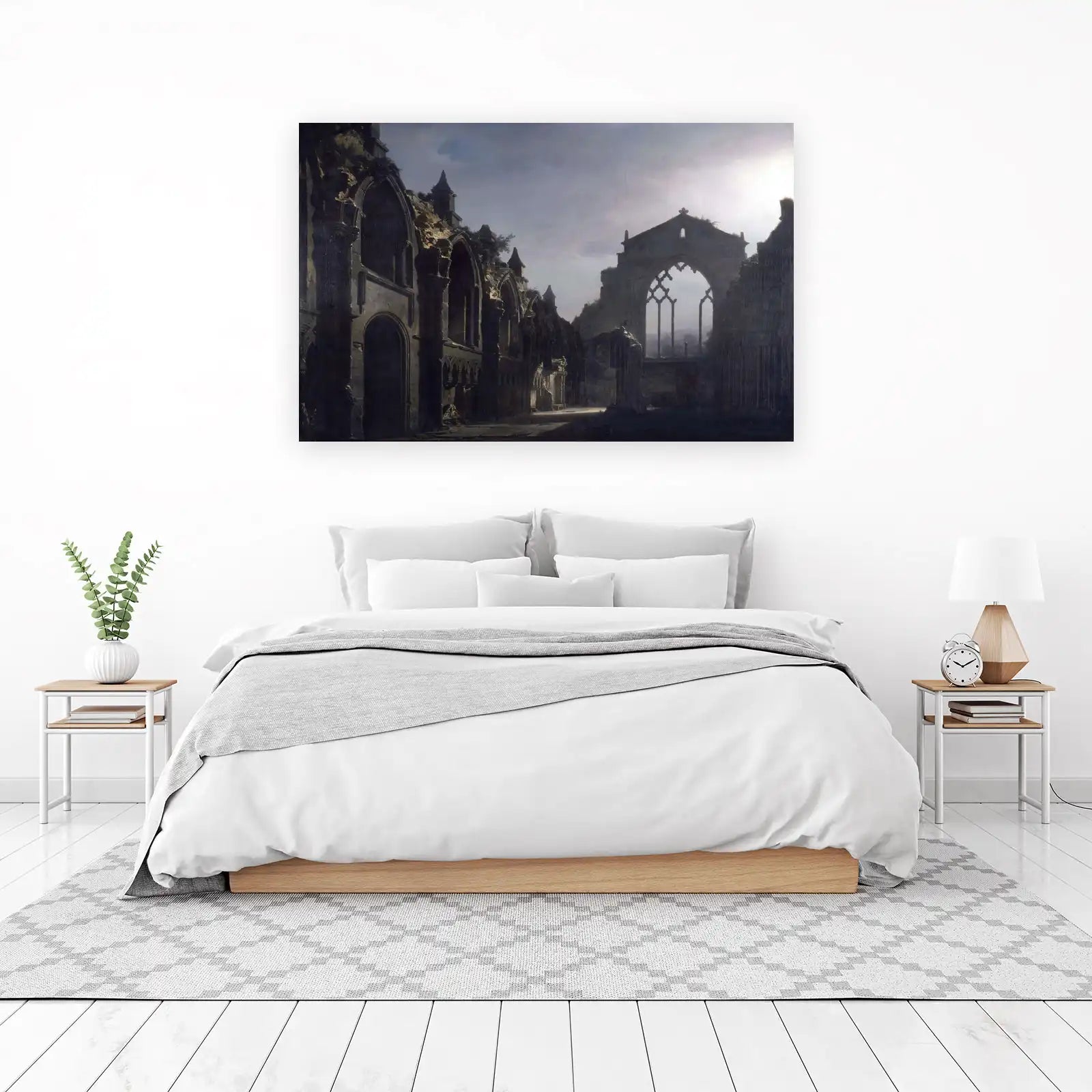 Gothic Ruins Landscape Wall Art