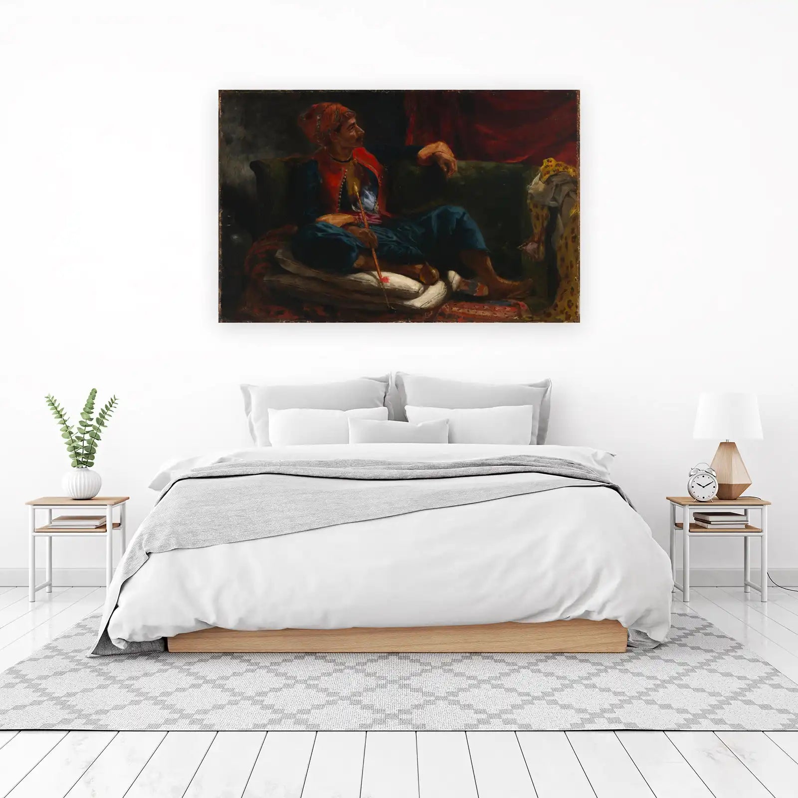 Oriental Man with Hookah Wall Art
