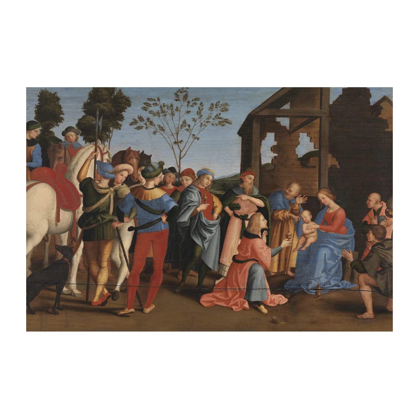 Adoration of the Magi Renaissance Wall Art