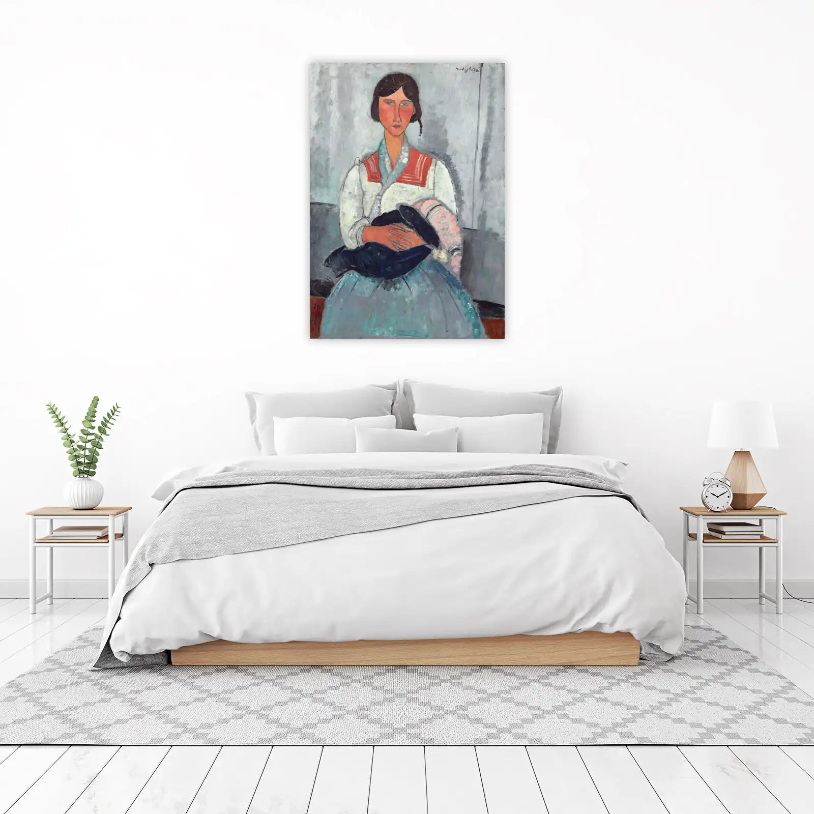 Modigliani Portrait of Woman Wall Art