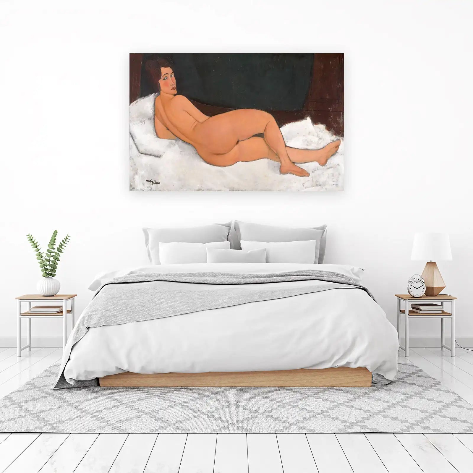 Modigliani Reclining Nude Vintage Art Wall Art