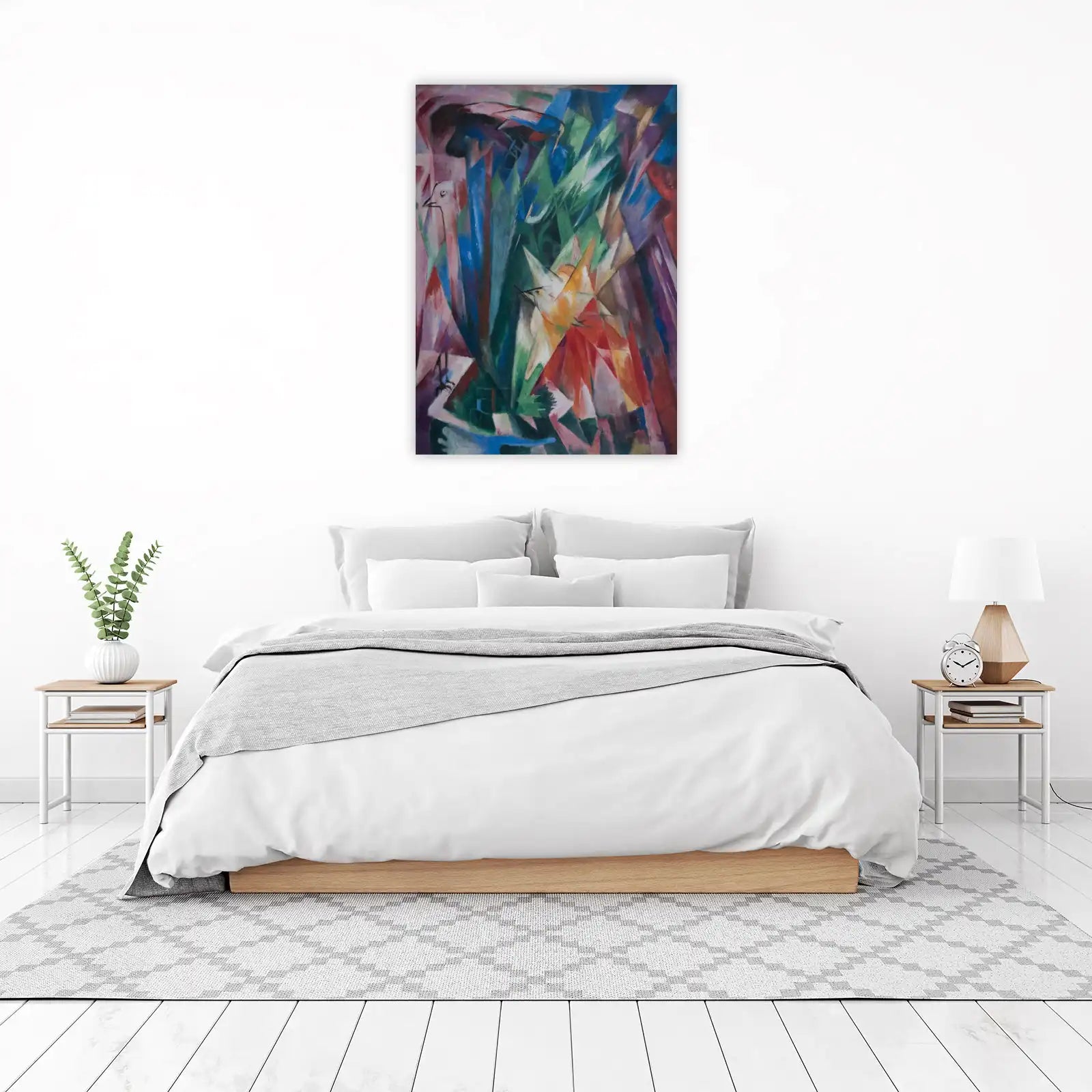 Dynamic Bird Flight Abstract Wall Art