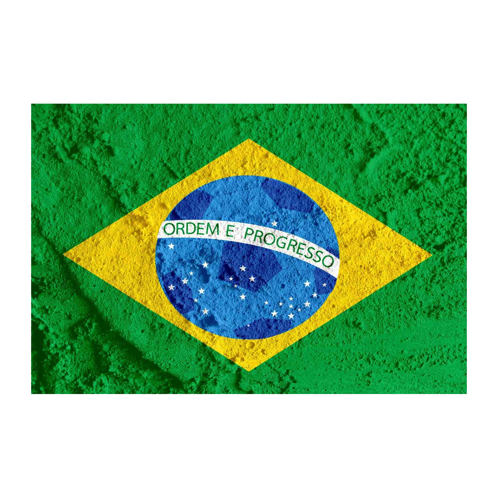 Brazilian Flag "Ordem e Progresso" Wall Art