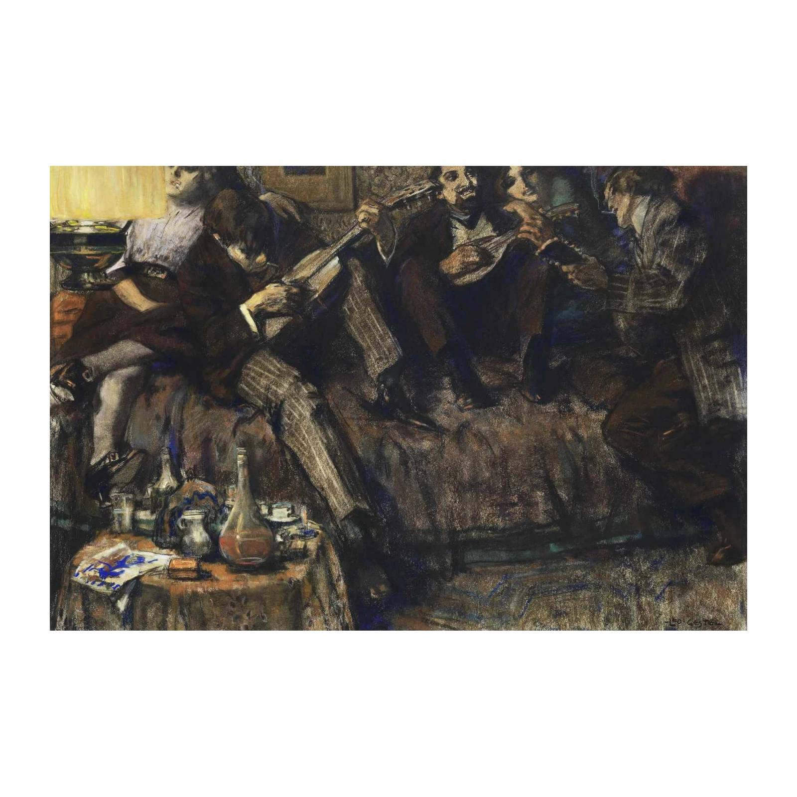 Musical Gathering Art Wall Art