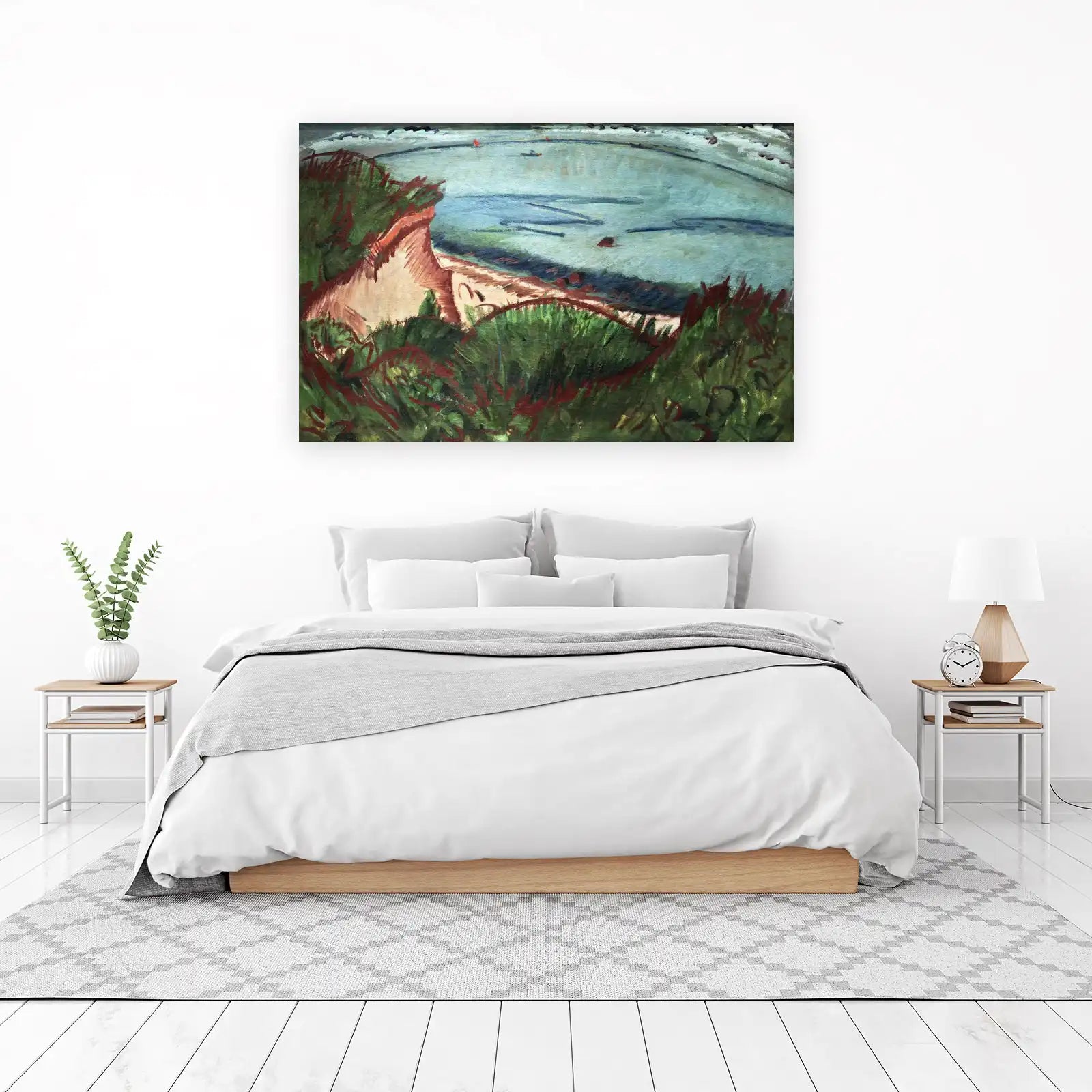 Seaside Landscape Impressionist Wall Art