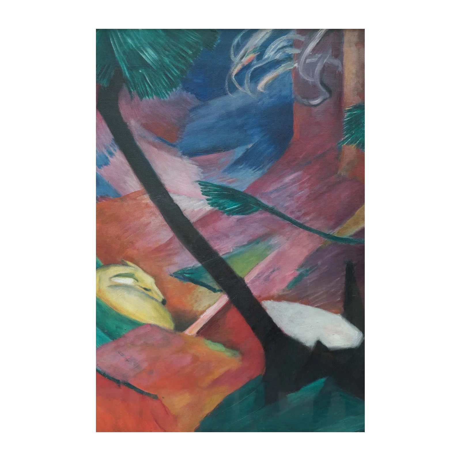 Vibrant Expressionist Animal Wall Art