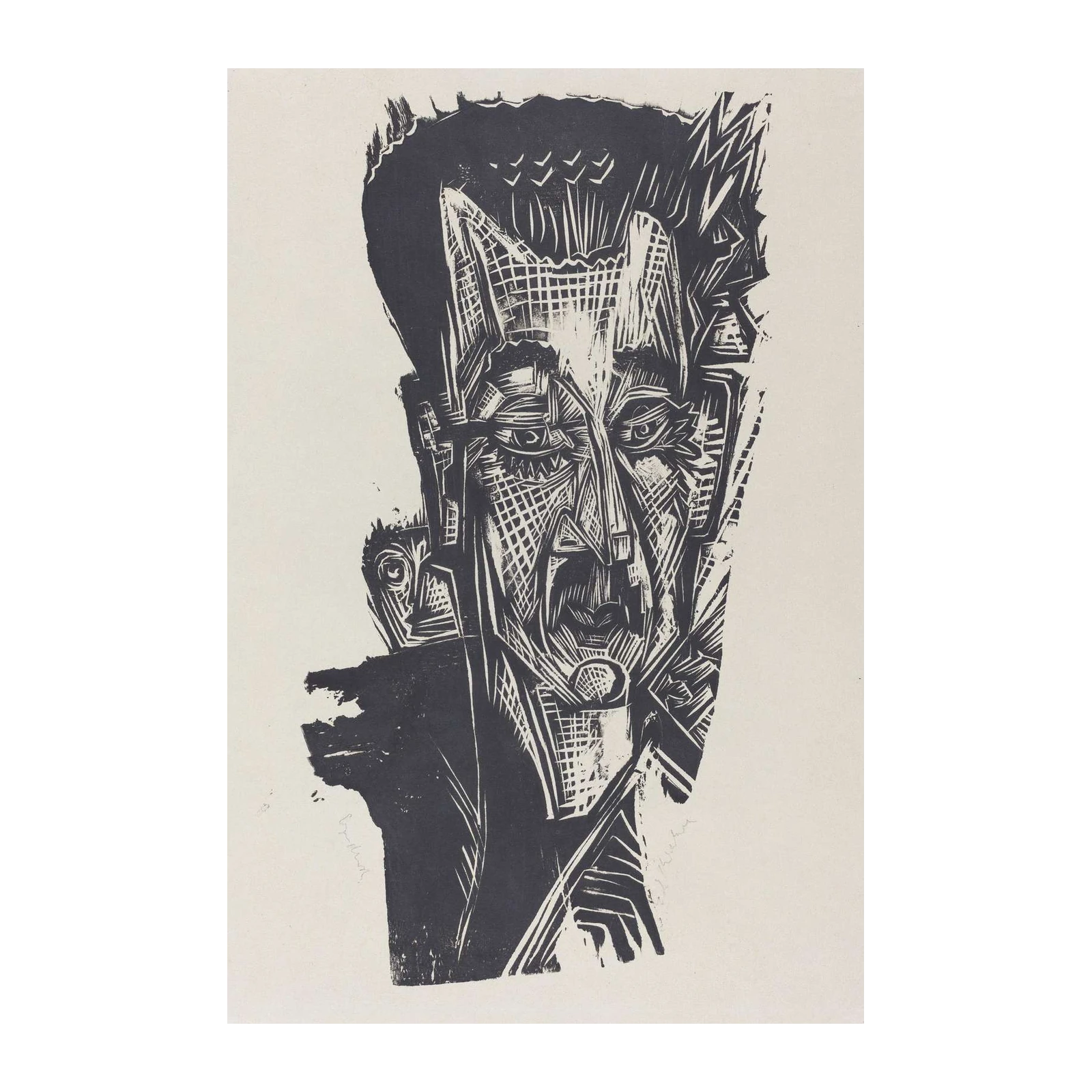 Expressionist Portrait Wall Art Wall Art