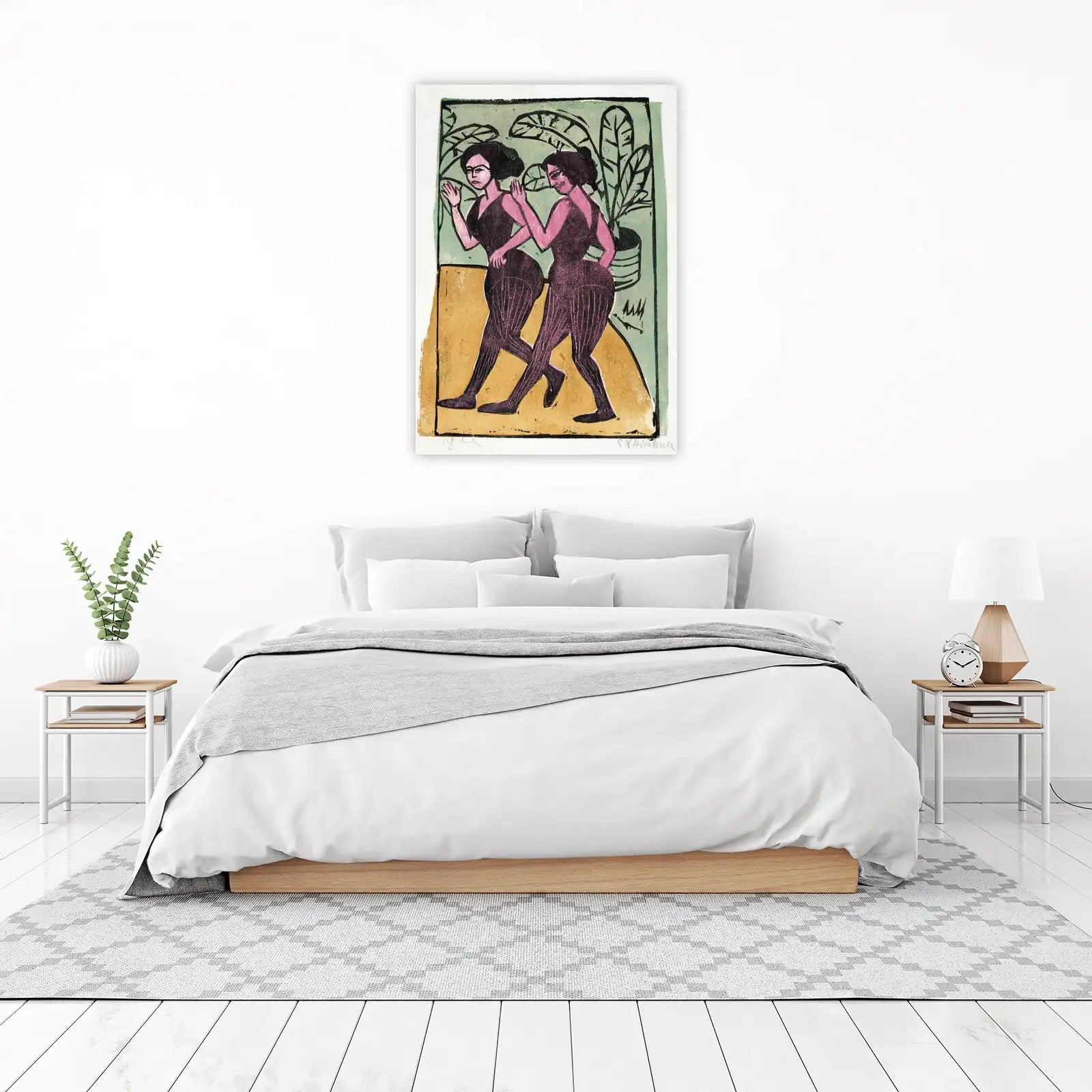 Expressive Figures Dancing Wall Art