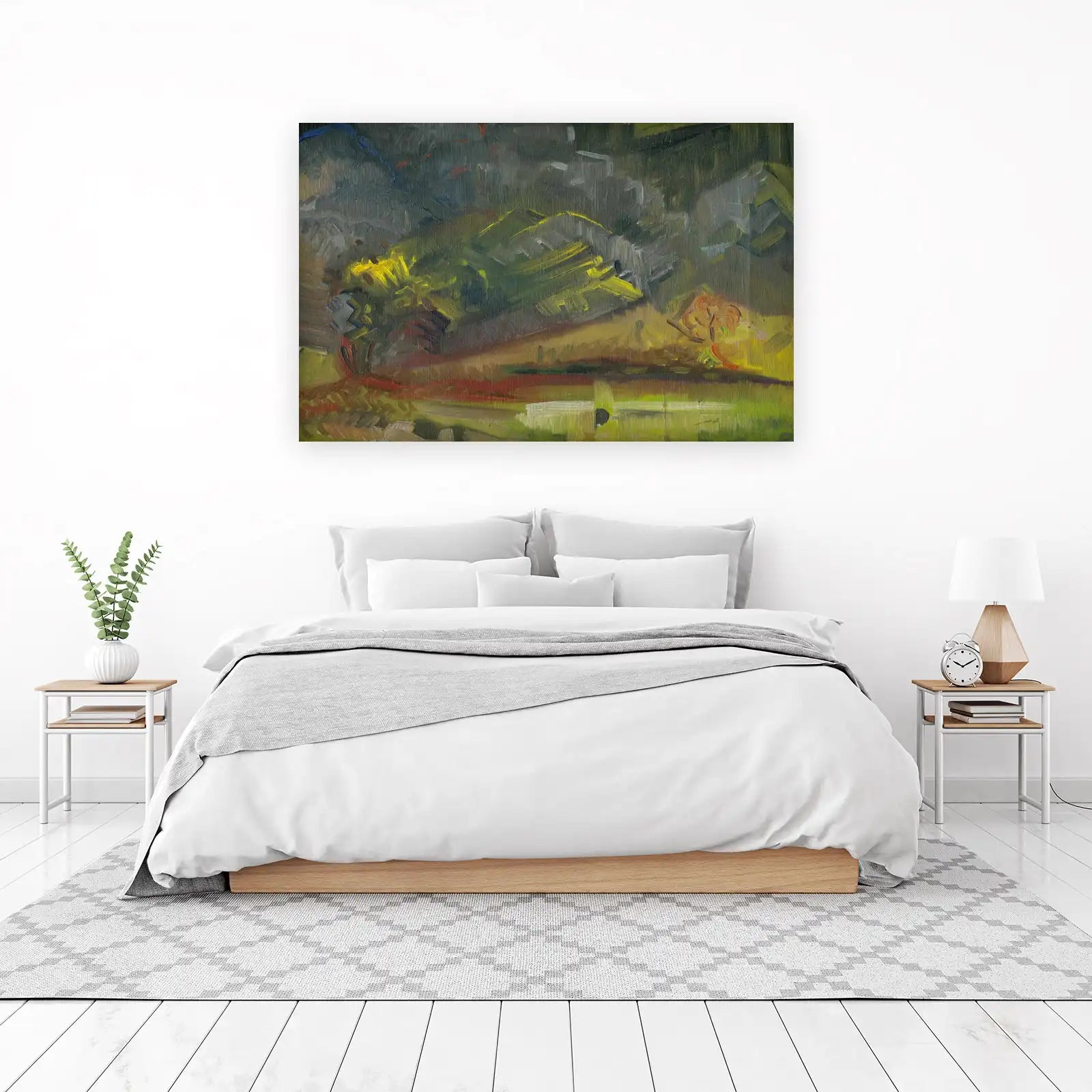 Impressionistic Landscape Oil Painting Wall Art