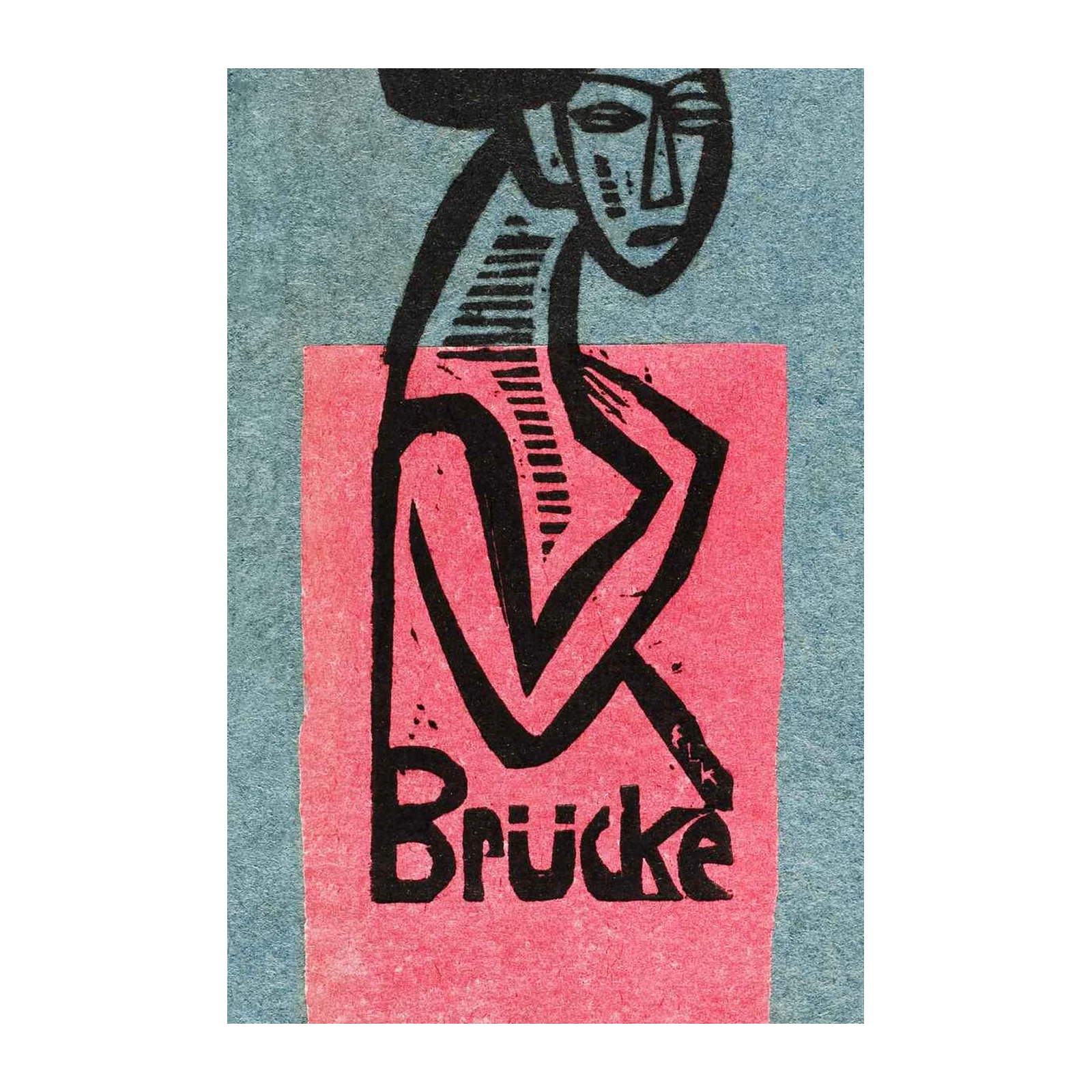 Bold Figure 'Brücke' Art Wall Art