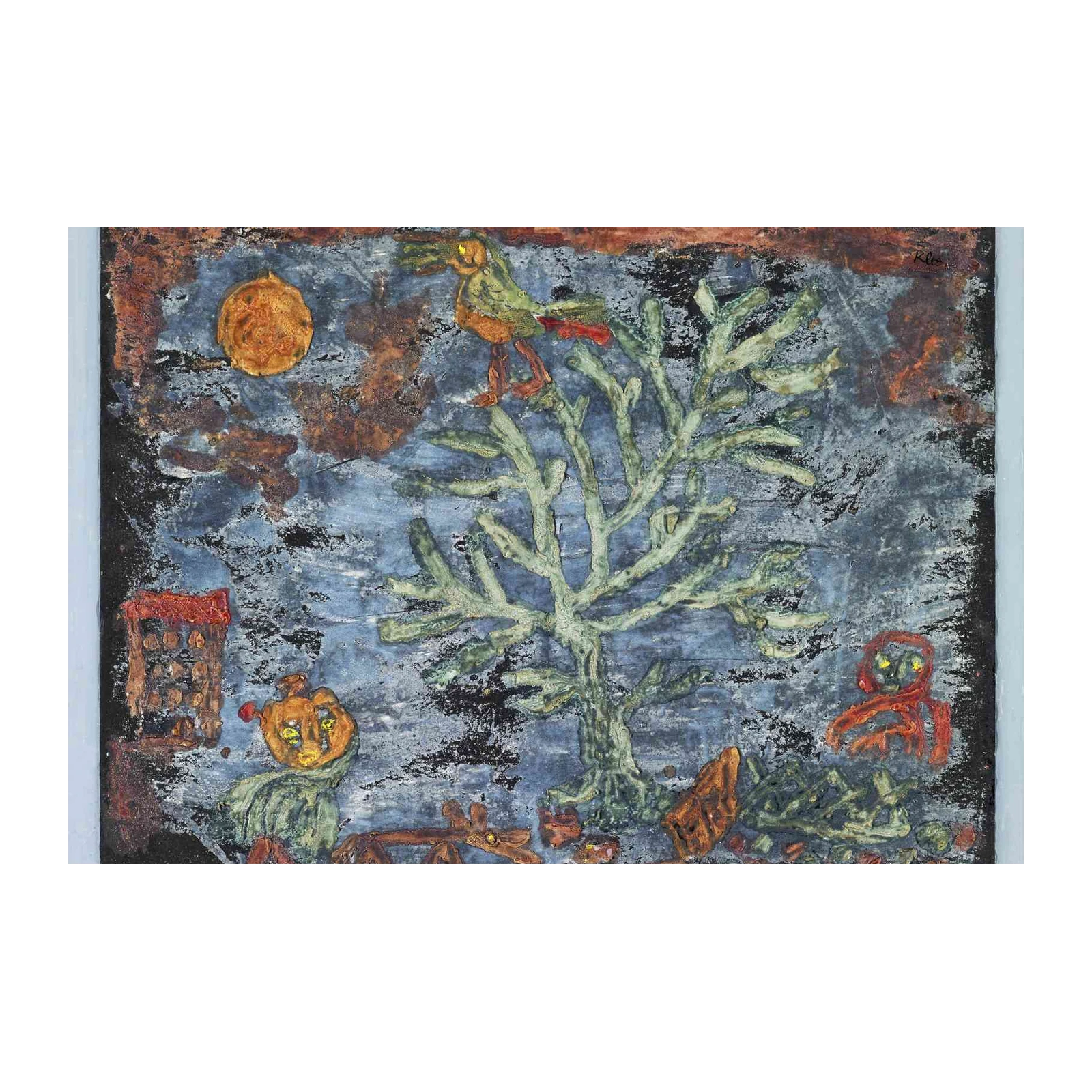 Whimsical Bird & Tree Art Wall Art