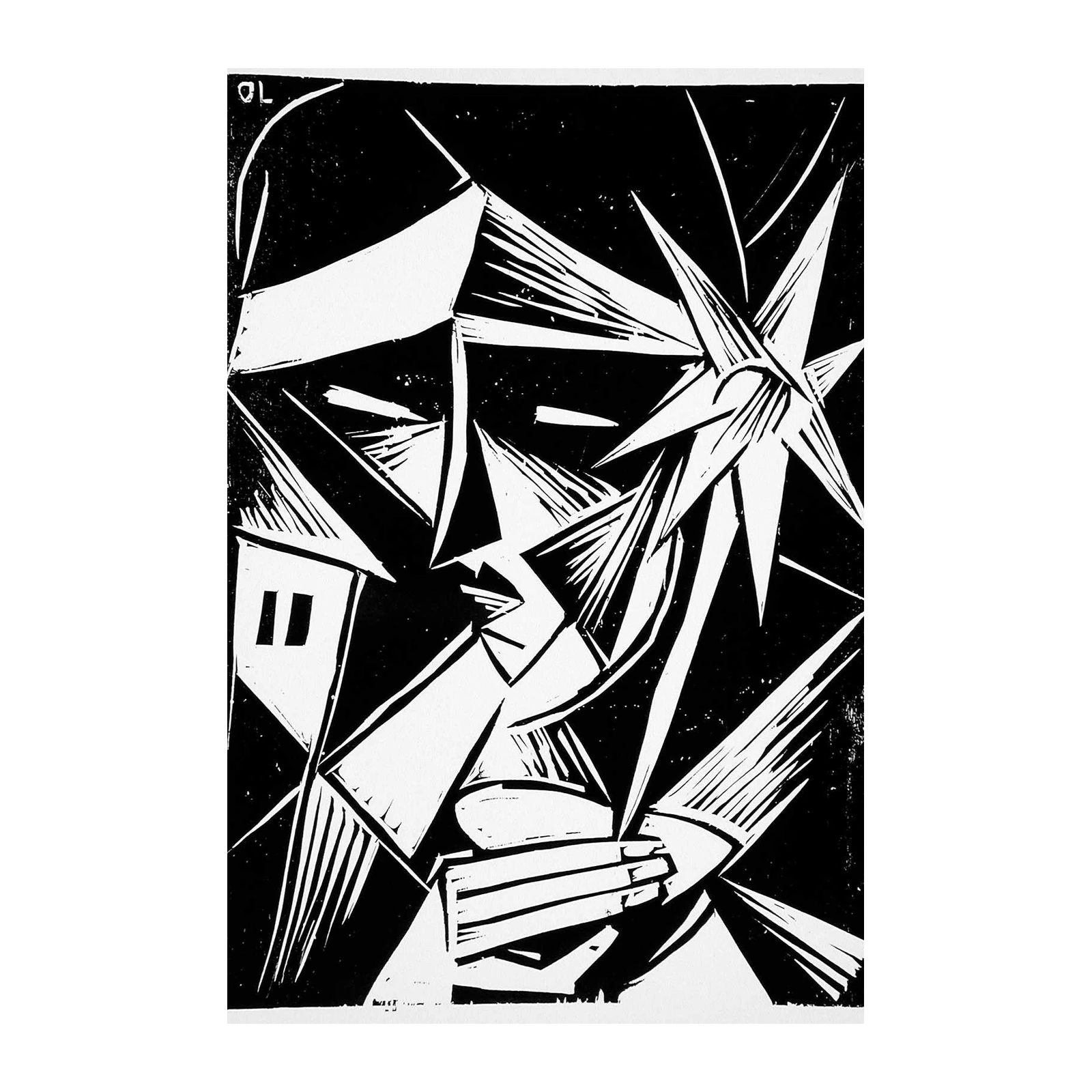 Bold Expressionist Portrait Wall Art