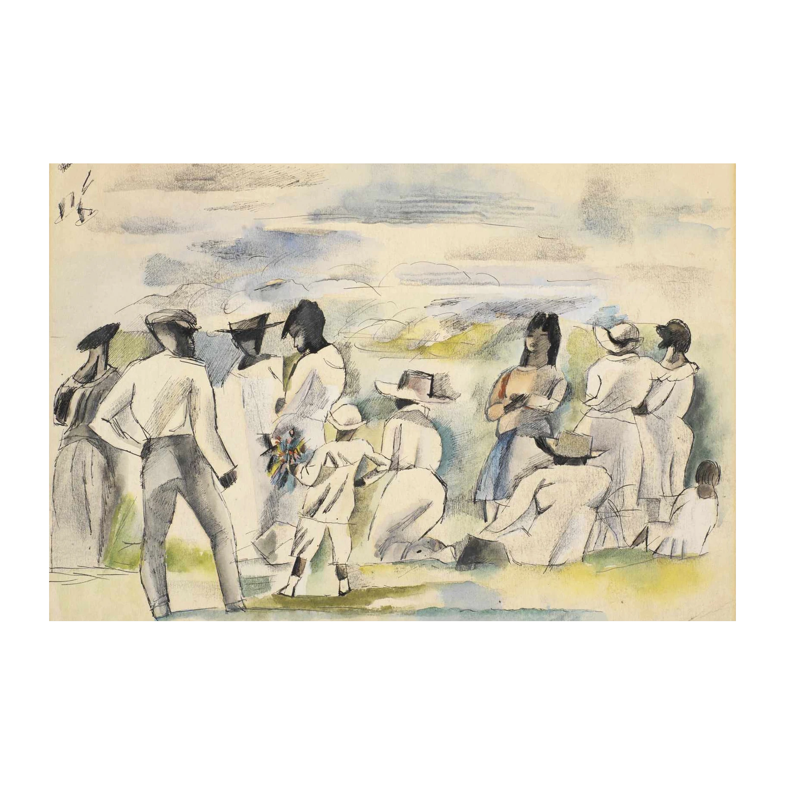 Figurative Gathering Wall Art