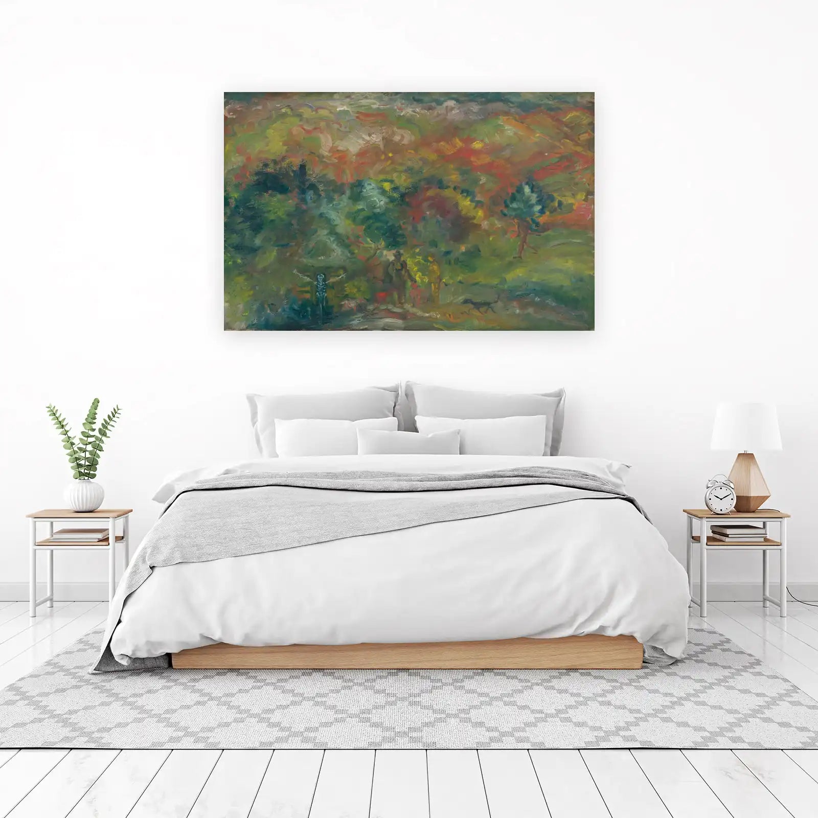 Abstract Autumn Landscape Wall Art
