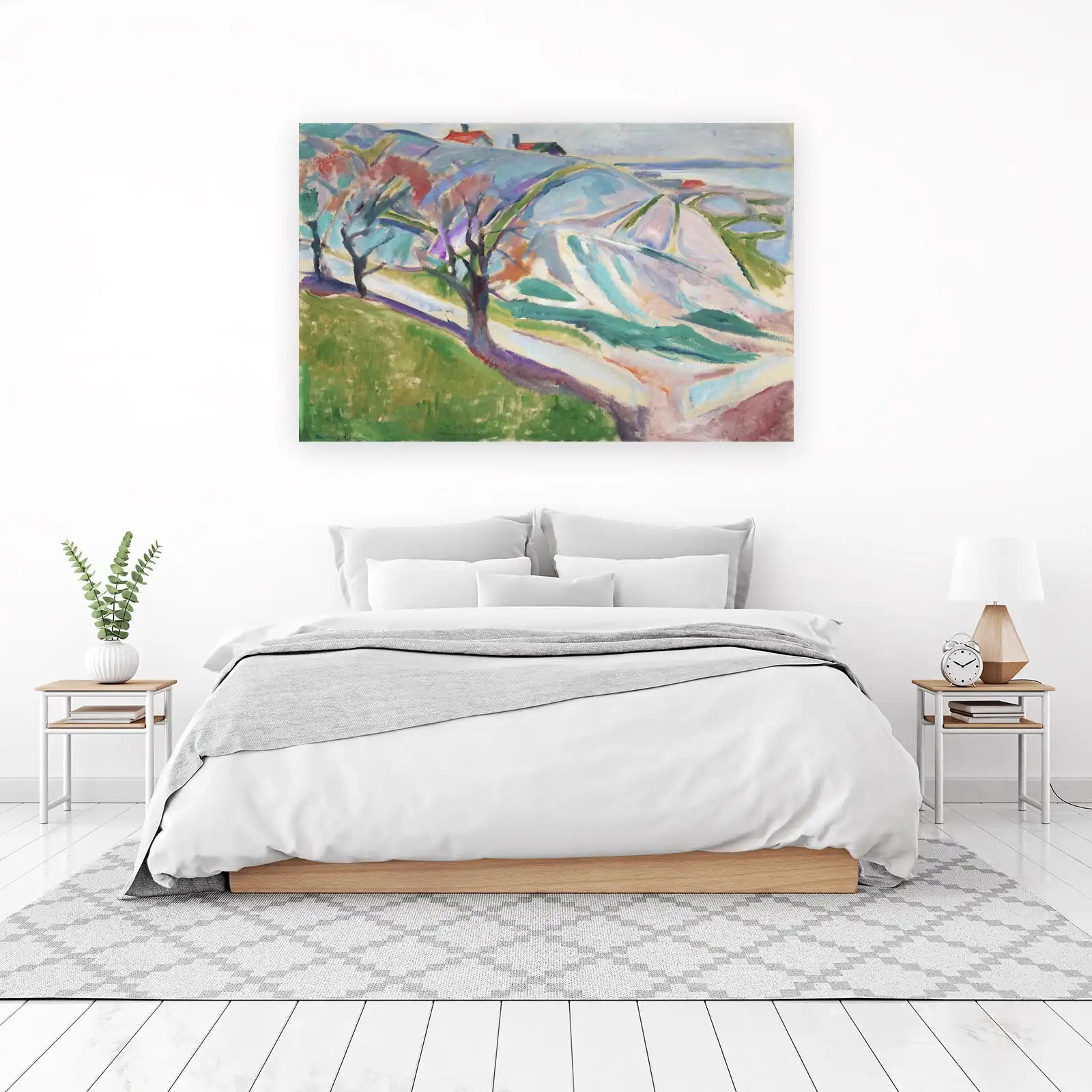 Vibrant Impressionist Landscape Wall Art