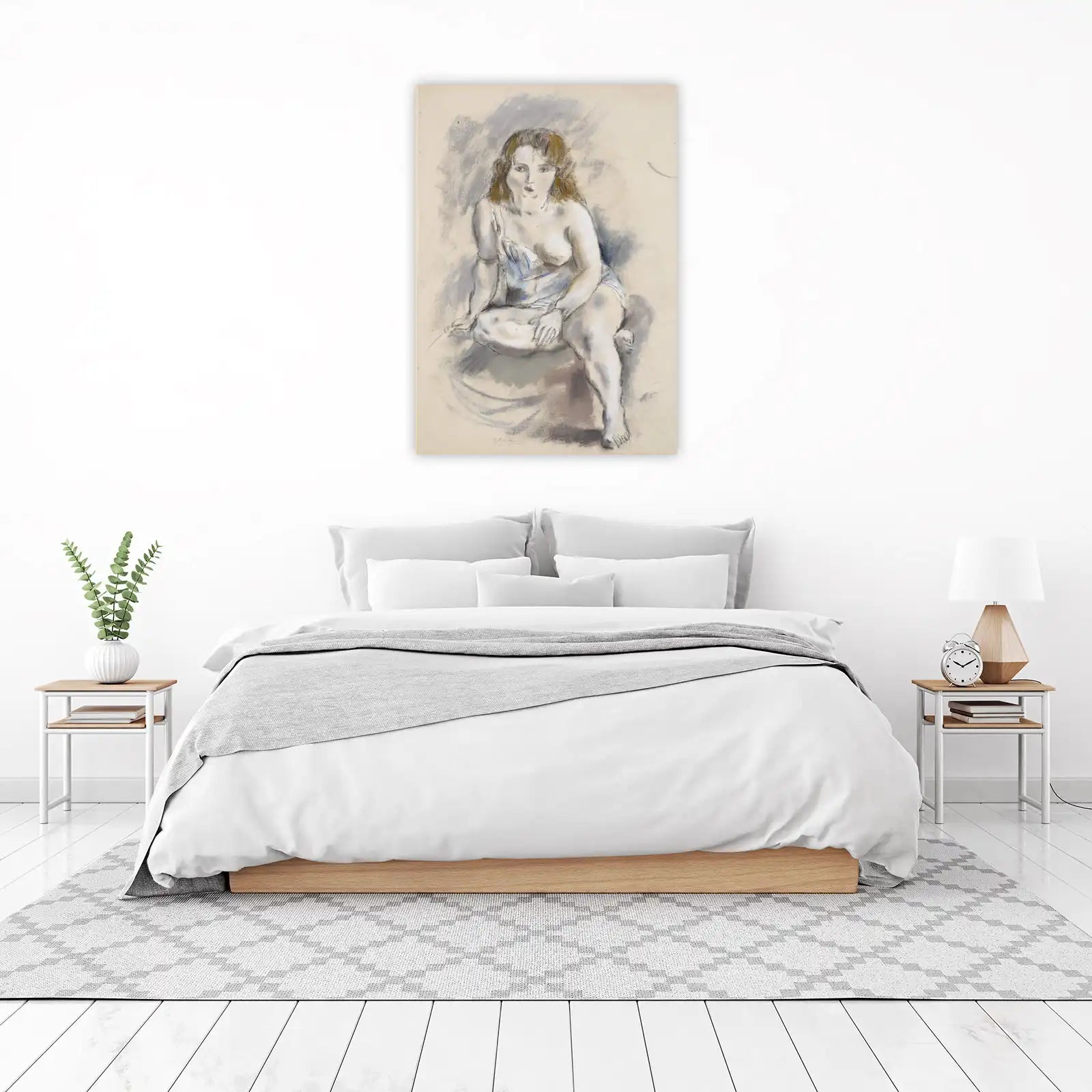 Seated Woman Study Wall Art