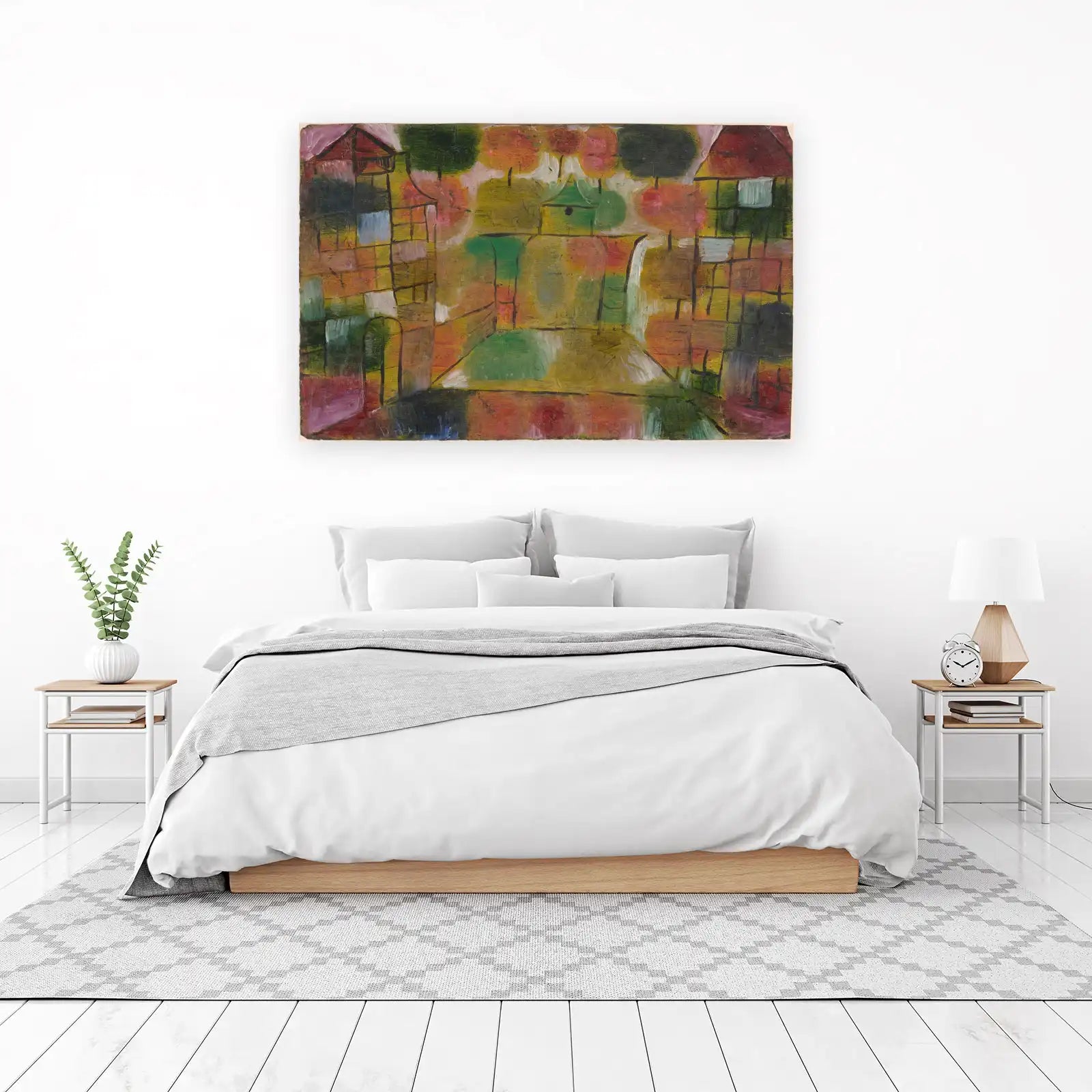 Abstract Cityscape Wall Art