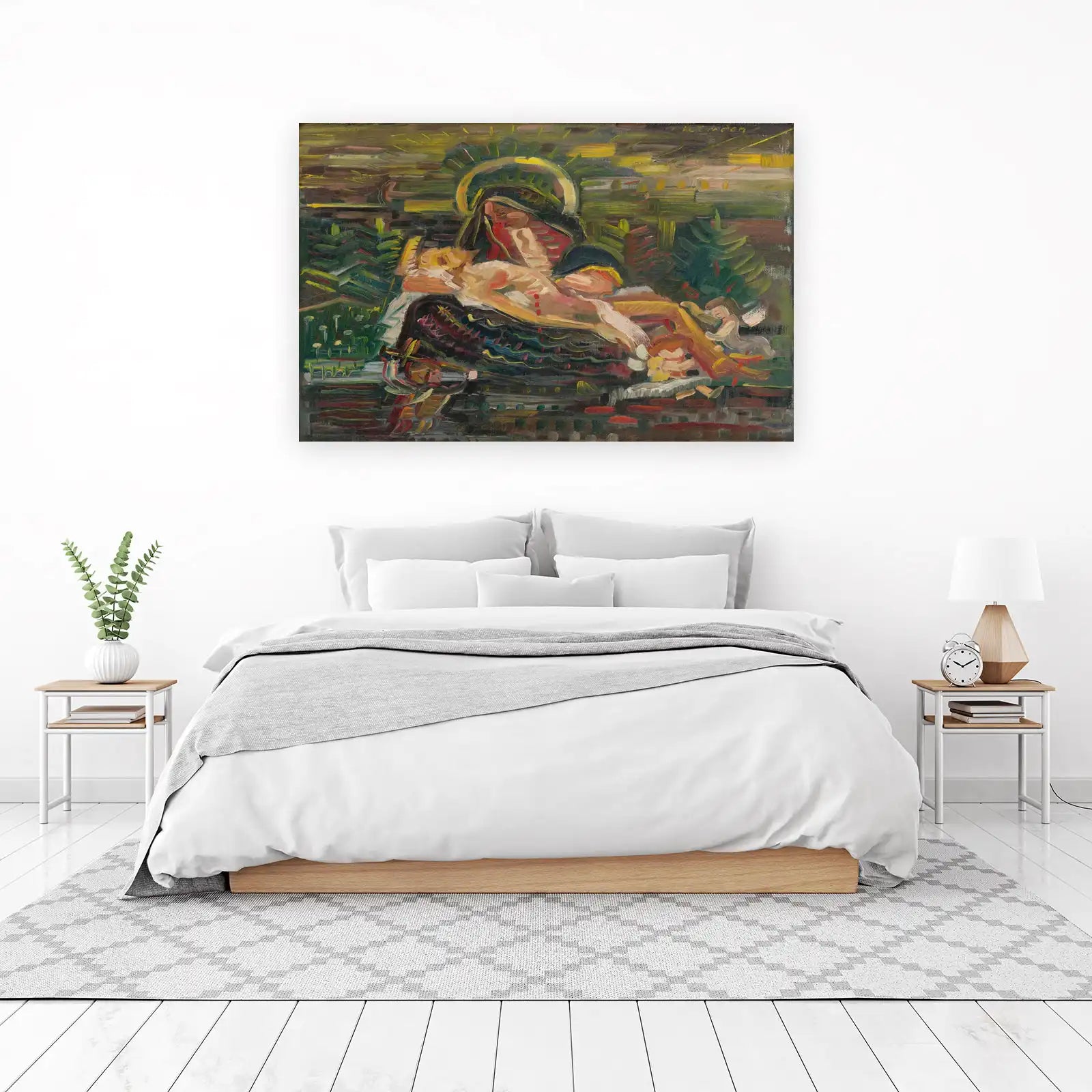 Madonna and Child Expressionist Art Wall Art