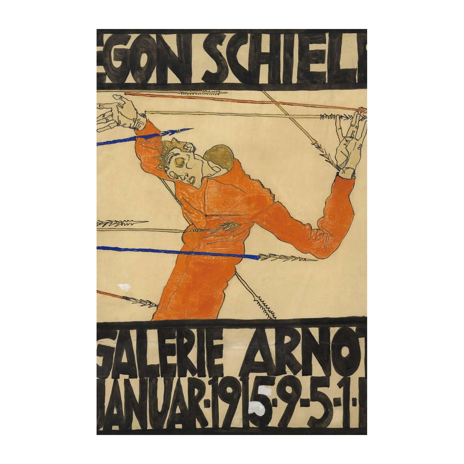 Egon Schiele Expressionist Art Wall Art