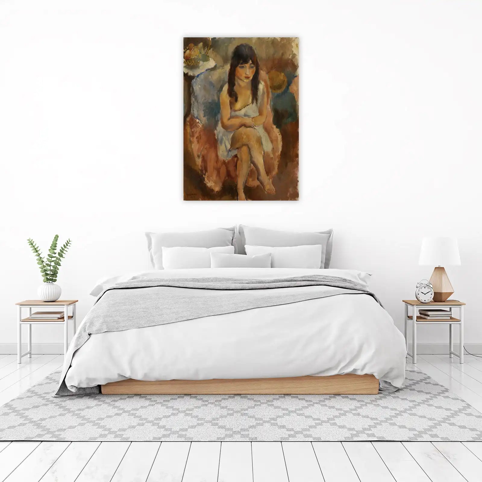 Vintage Woman Portrait Wall Art | Classic Art
