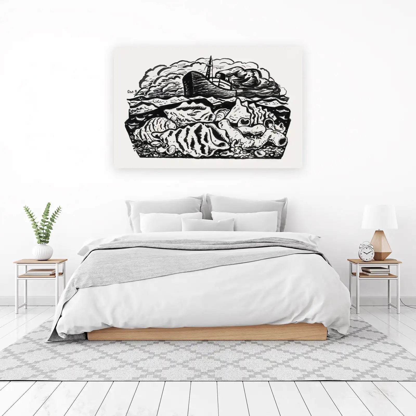 Nautical Shipwreck & Coral Reef Wall Art
