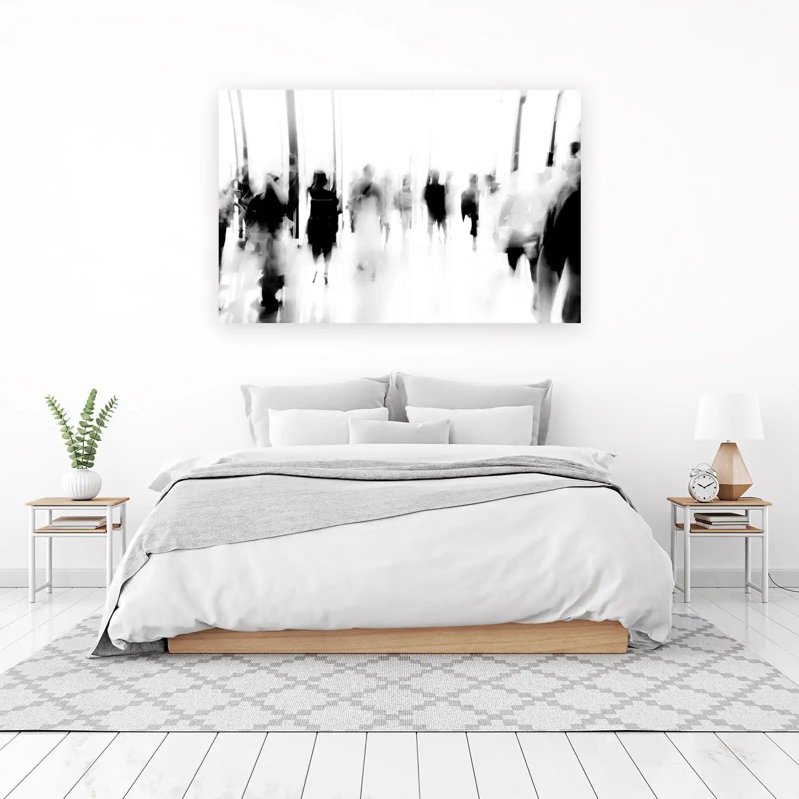 Abstract Movement People Wall Art
