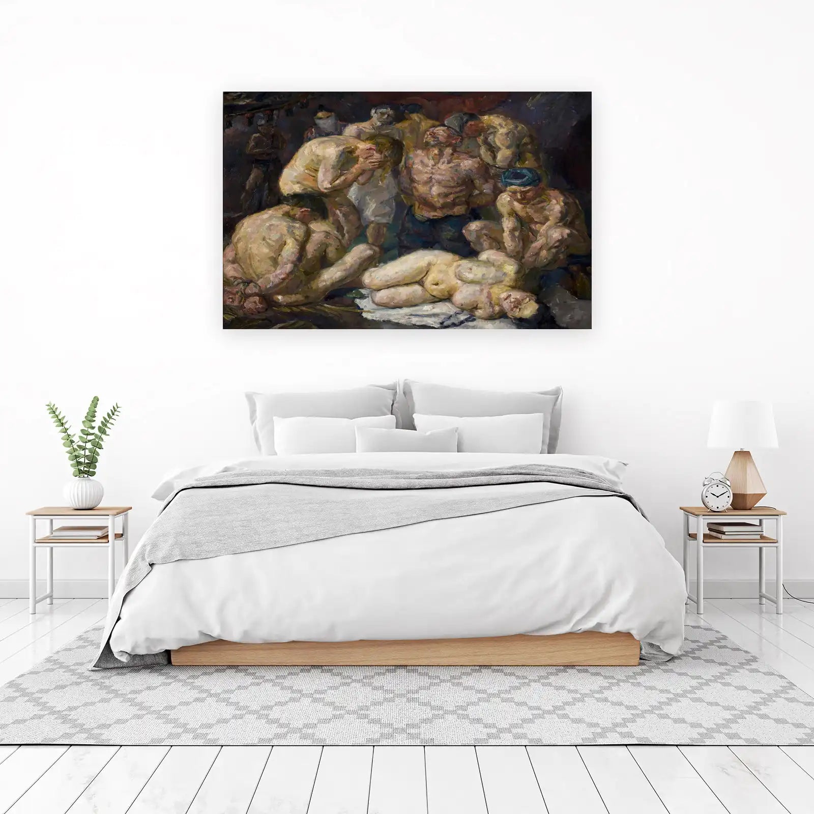 Dramatic Nude Figures Wall Art