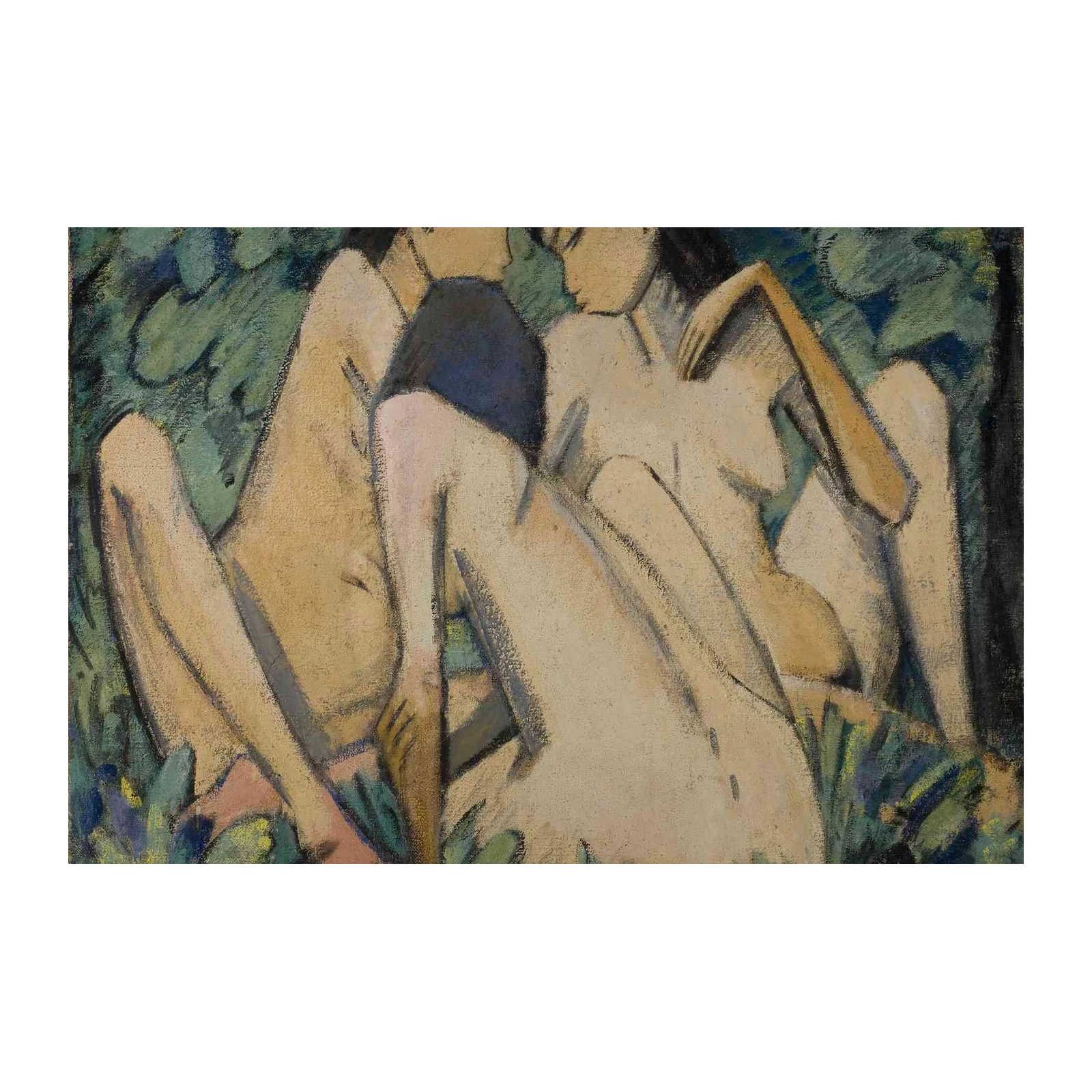 Intimate Figures in Nature Wall Art